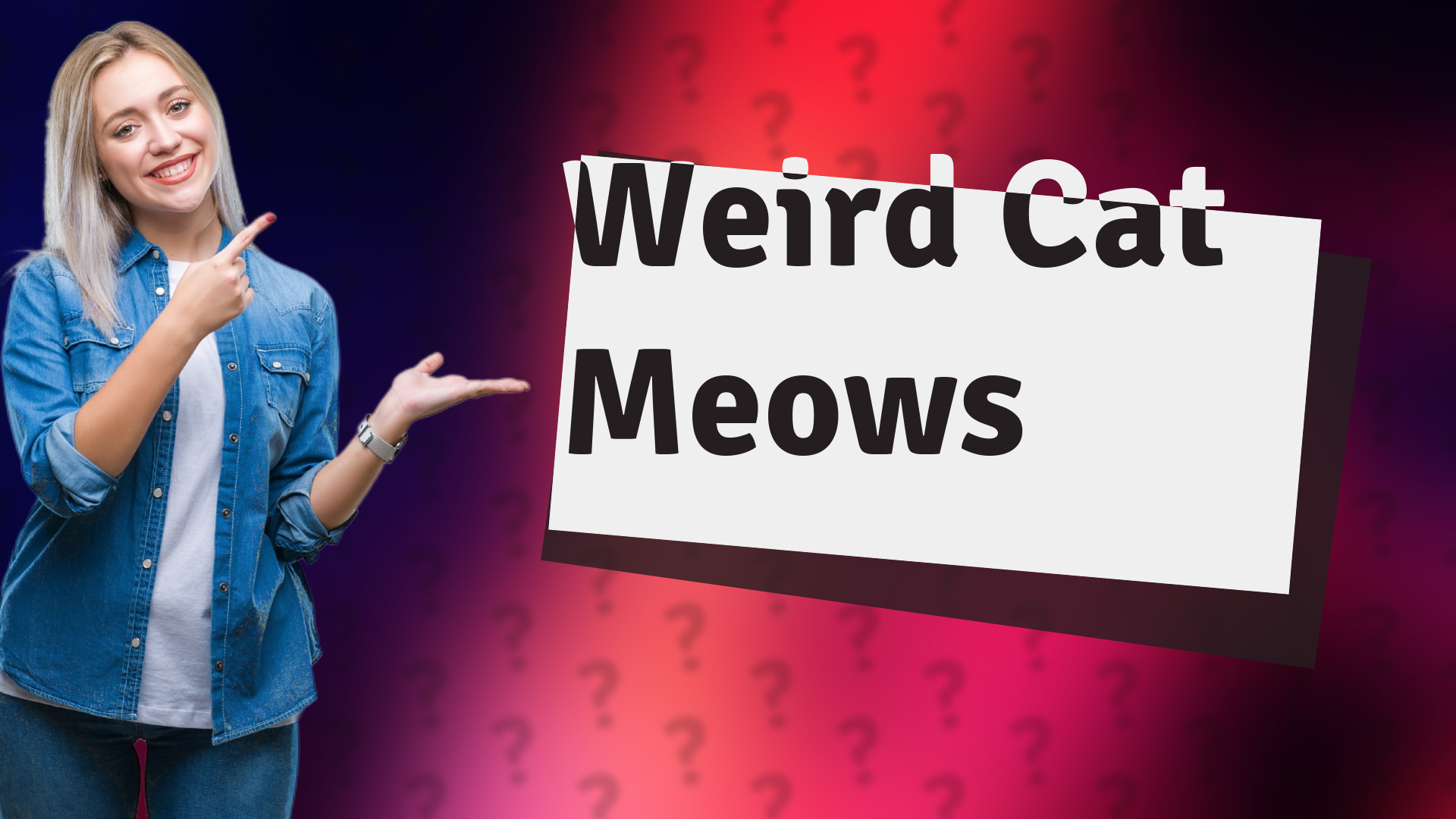 Weird Cat Meows