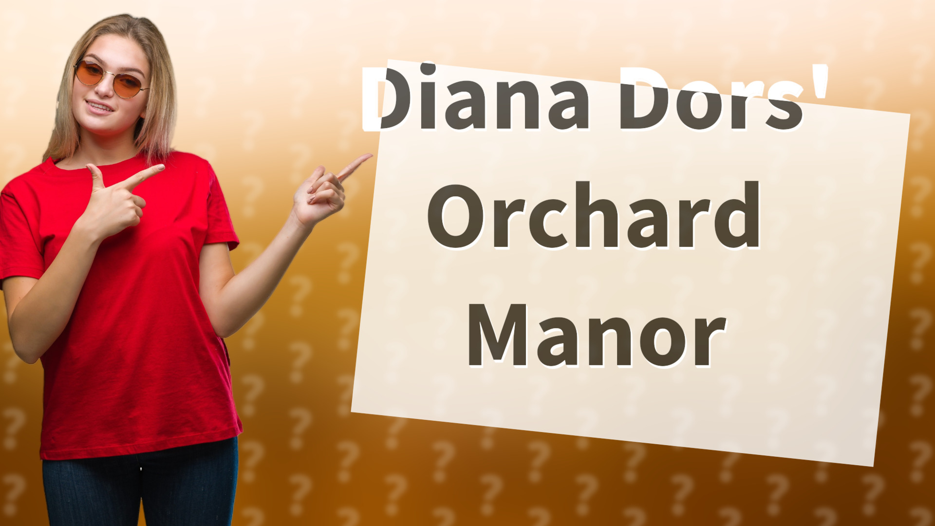 Diana Dors' Orchard Manor