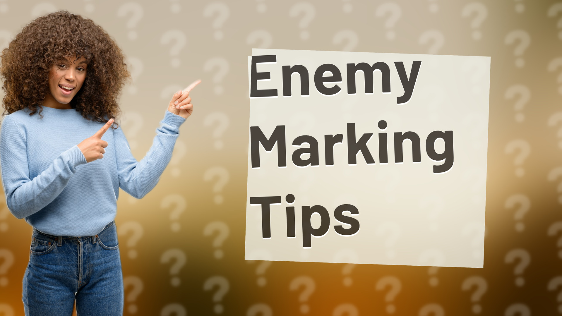 Enemy Marking Tips