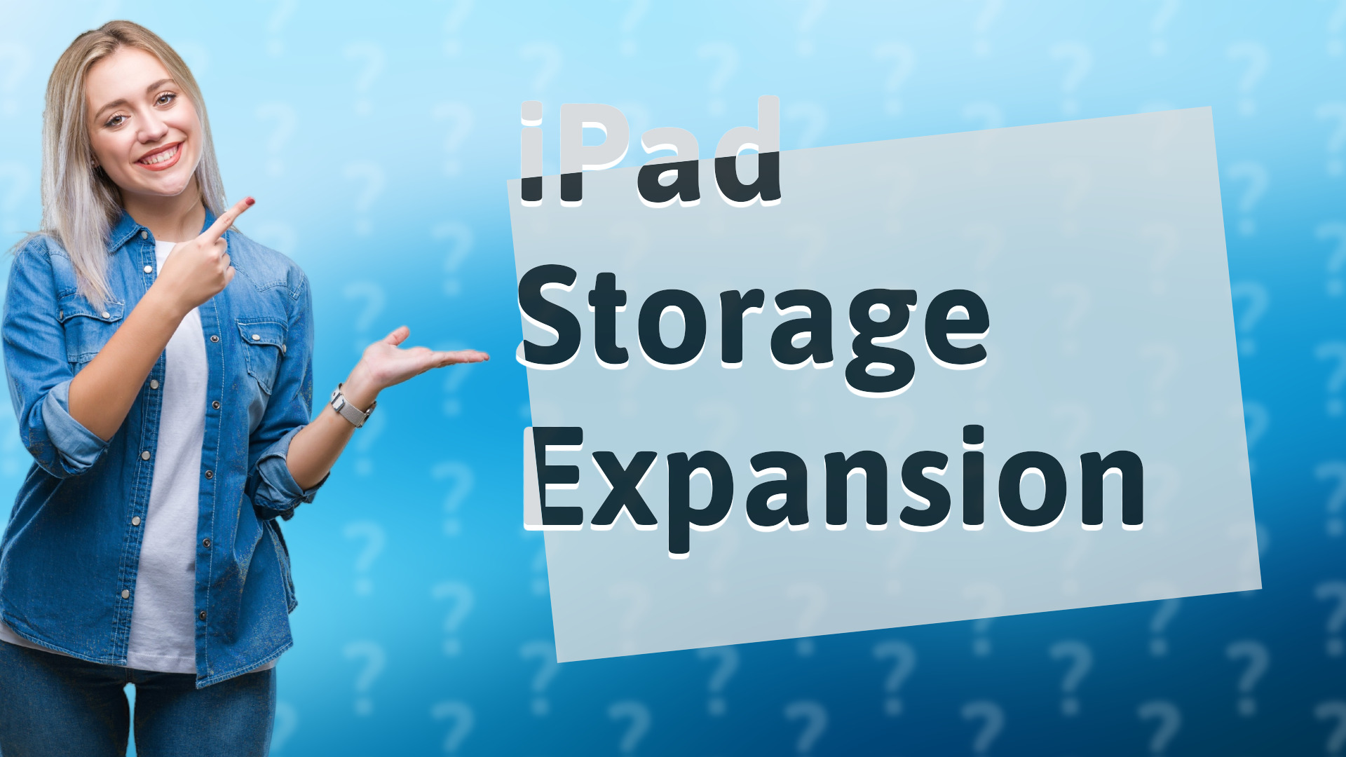 iPad Storage Expansion