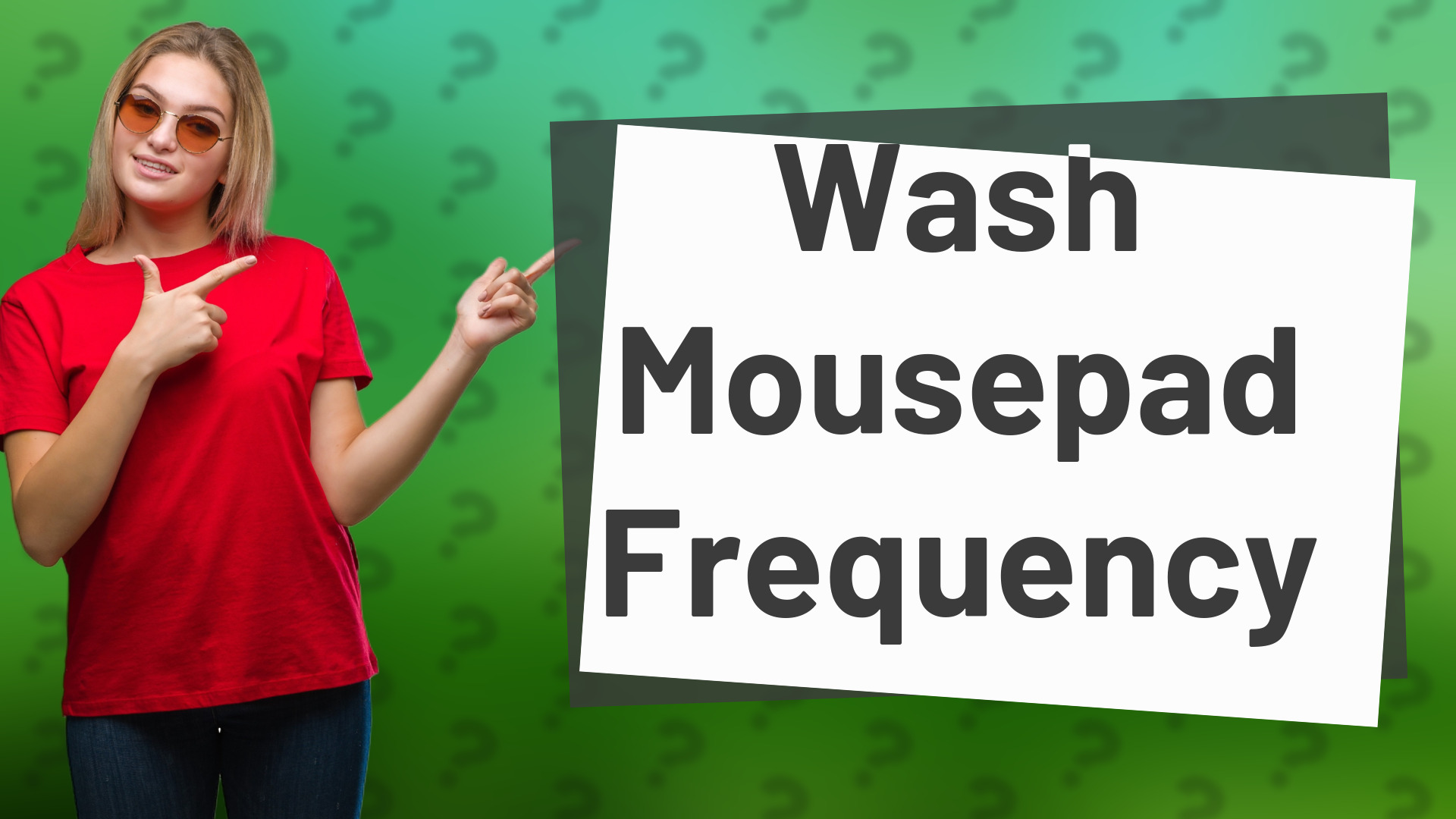 Wash Mousepad Frequency