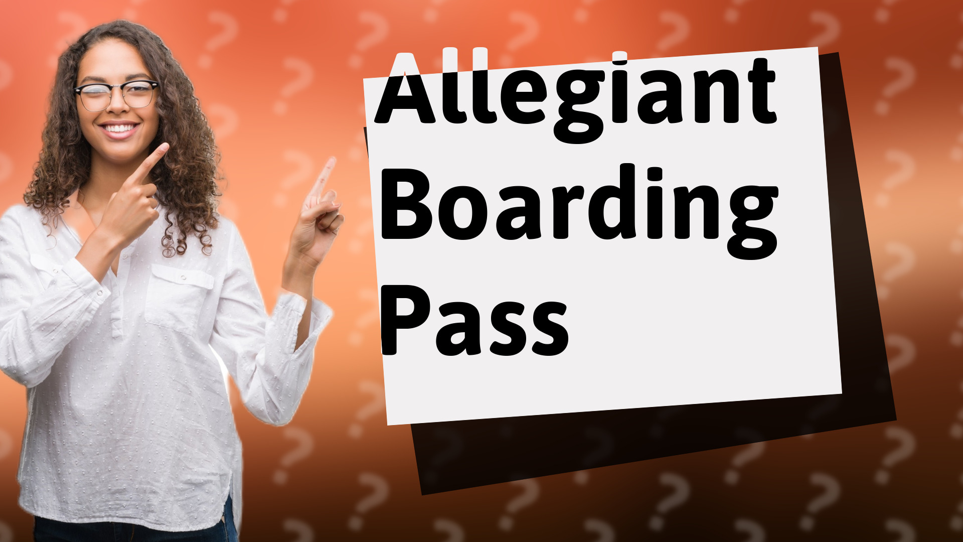 Allegiant Boarding Pass