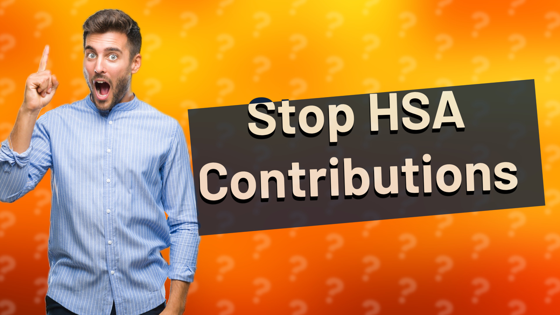 Stop HSA Contributions