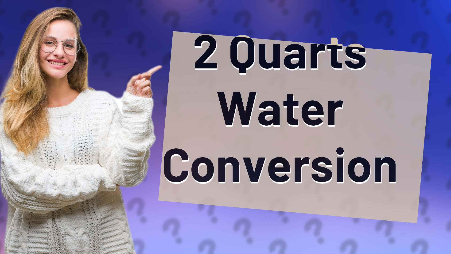2 Quarts Water Conversion