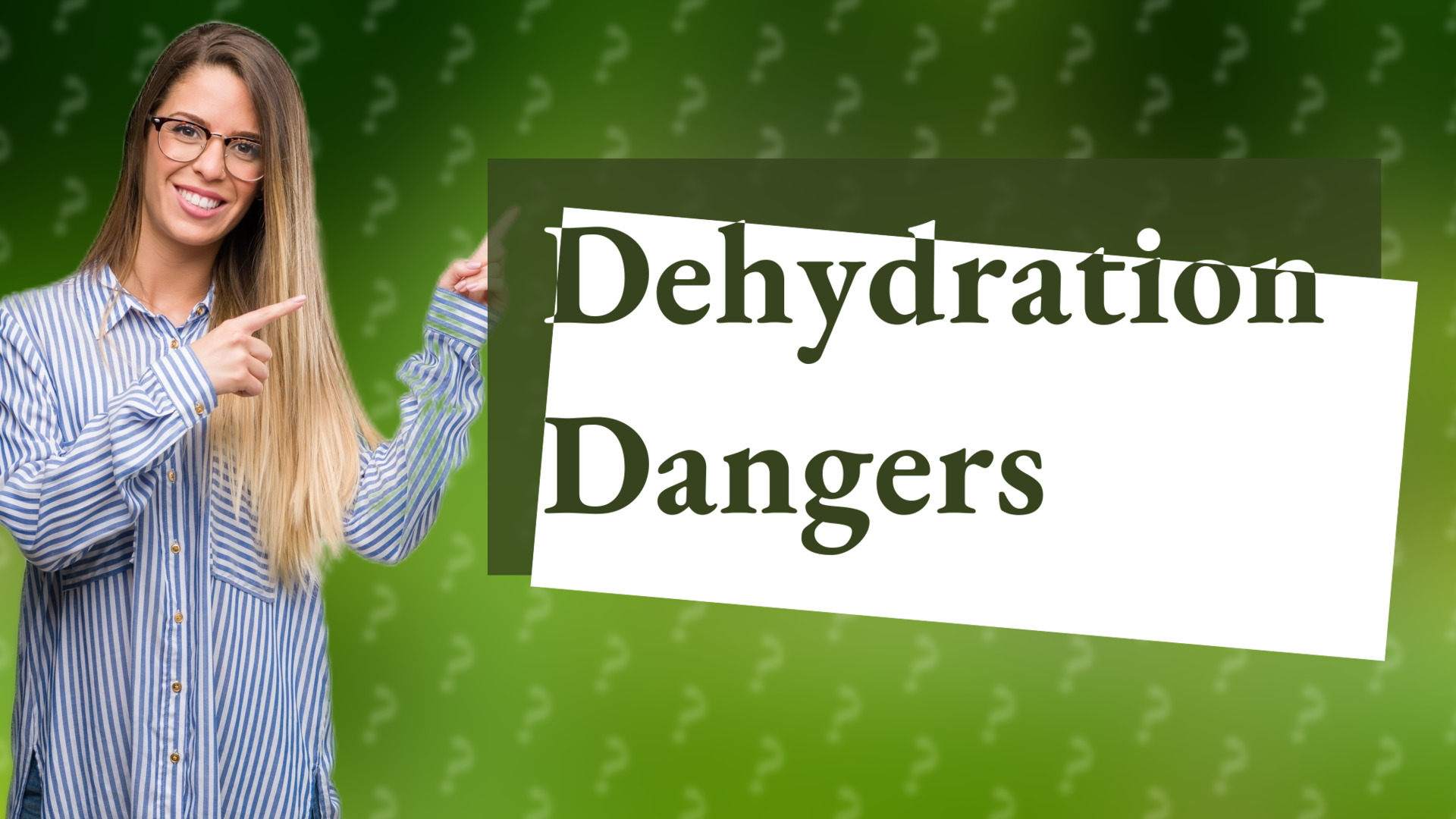 Dehydration Dangers