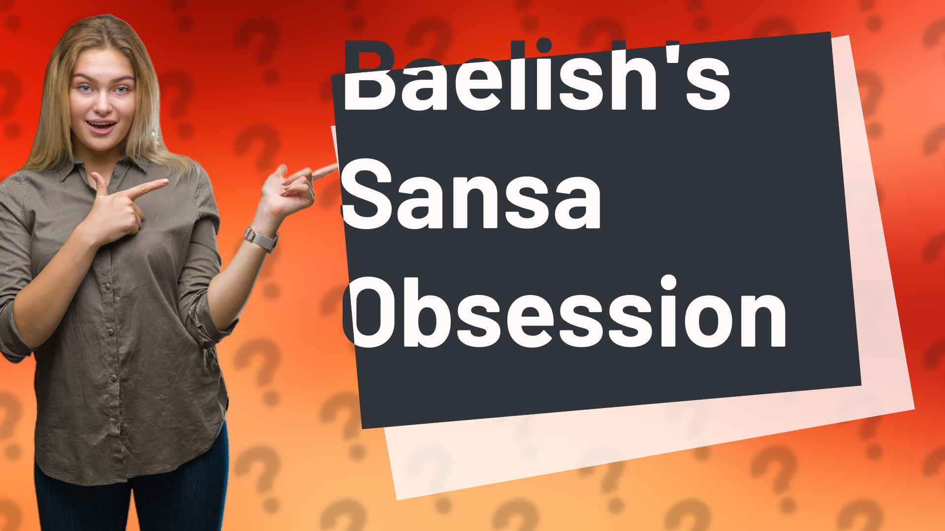 Baelish's Sansa Obsession