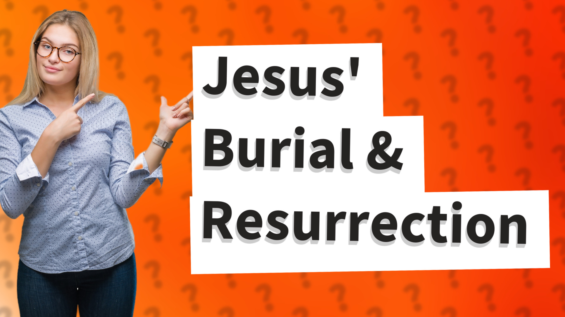 Jesus' Burial & Resurrection