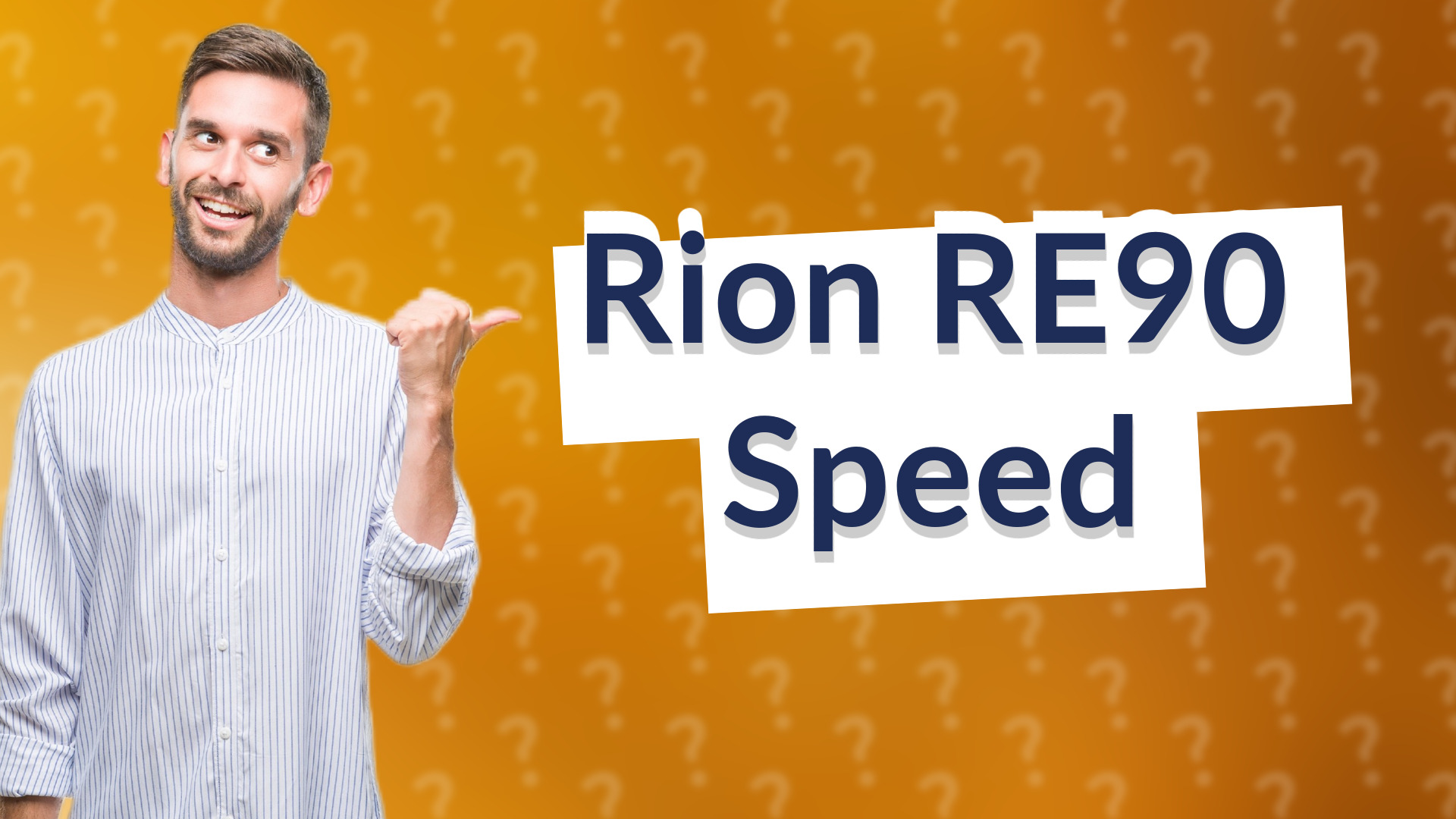 Rion RE90 Speed