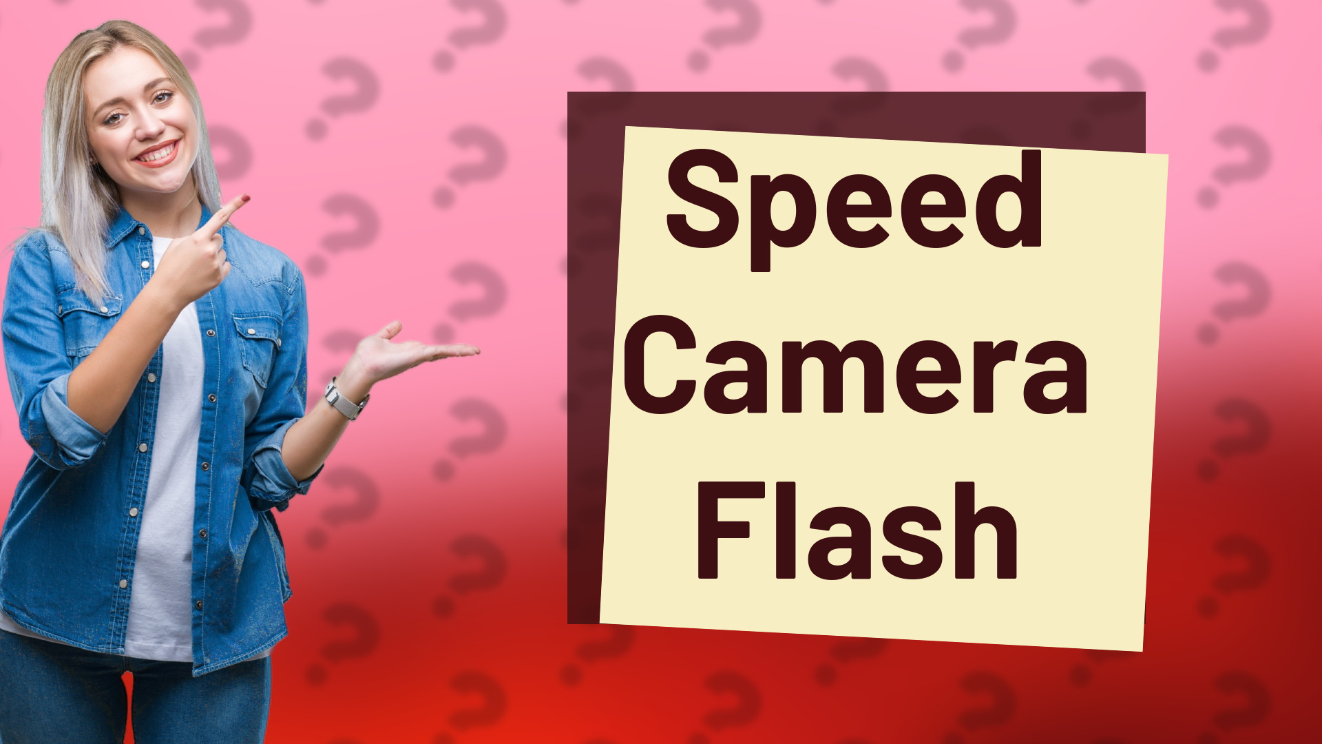 Speed Camera Flash