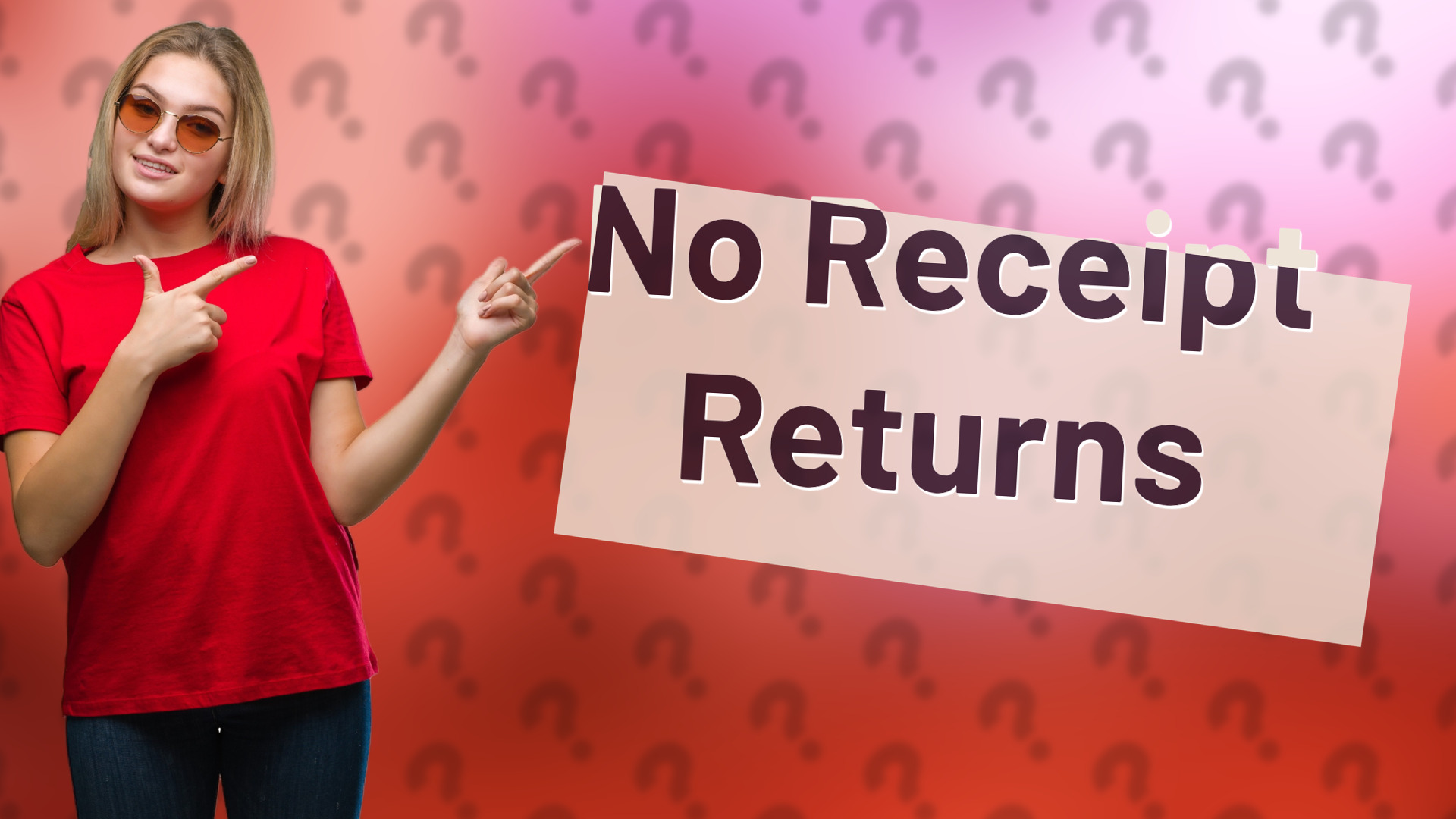 No Receipt Returns