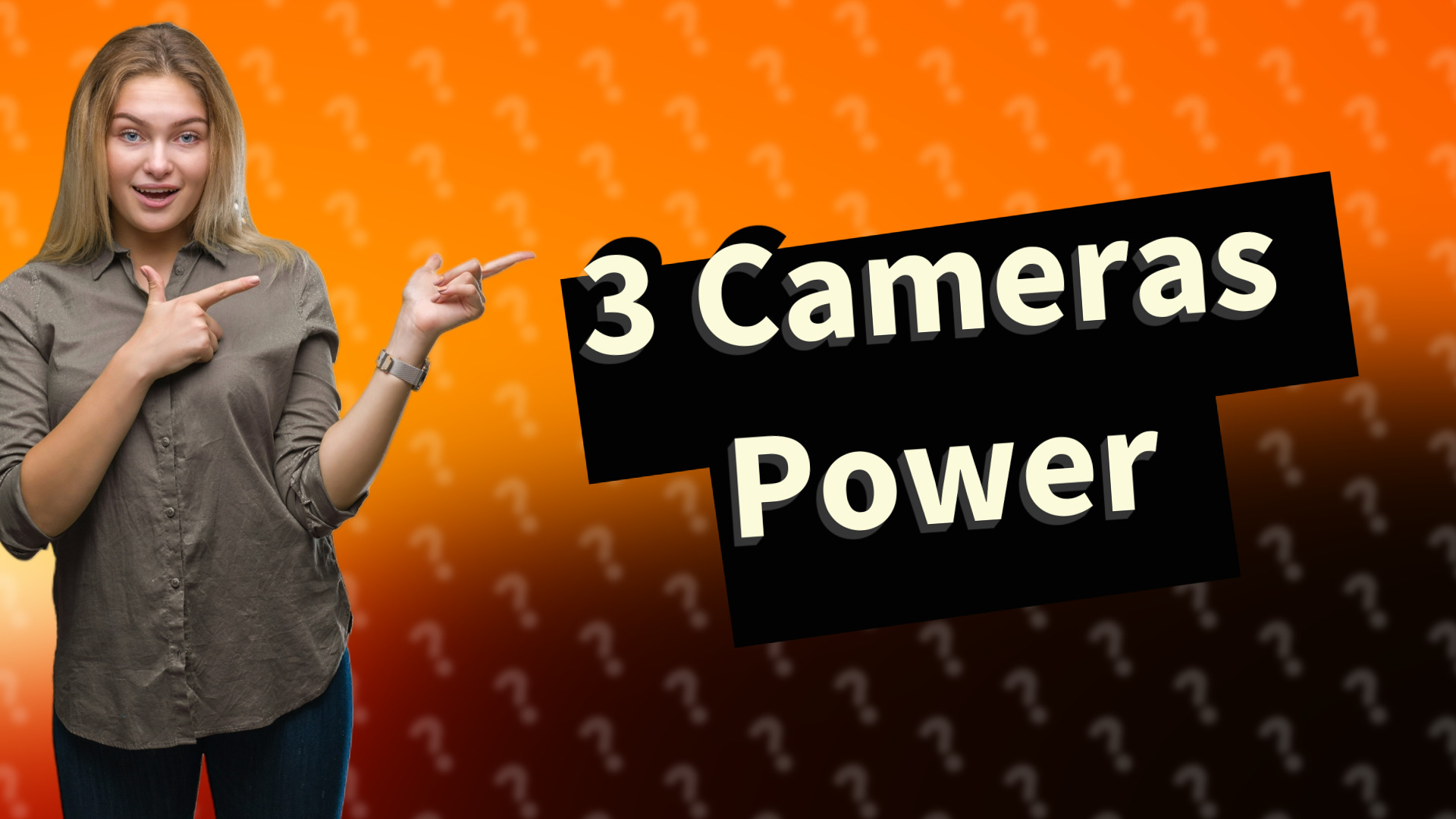 3 Cameras Power