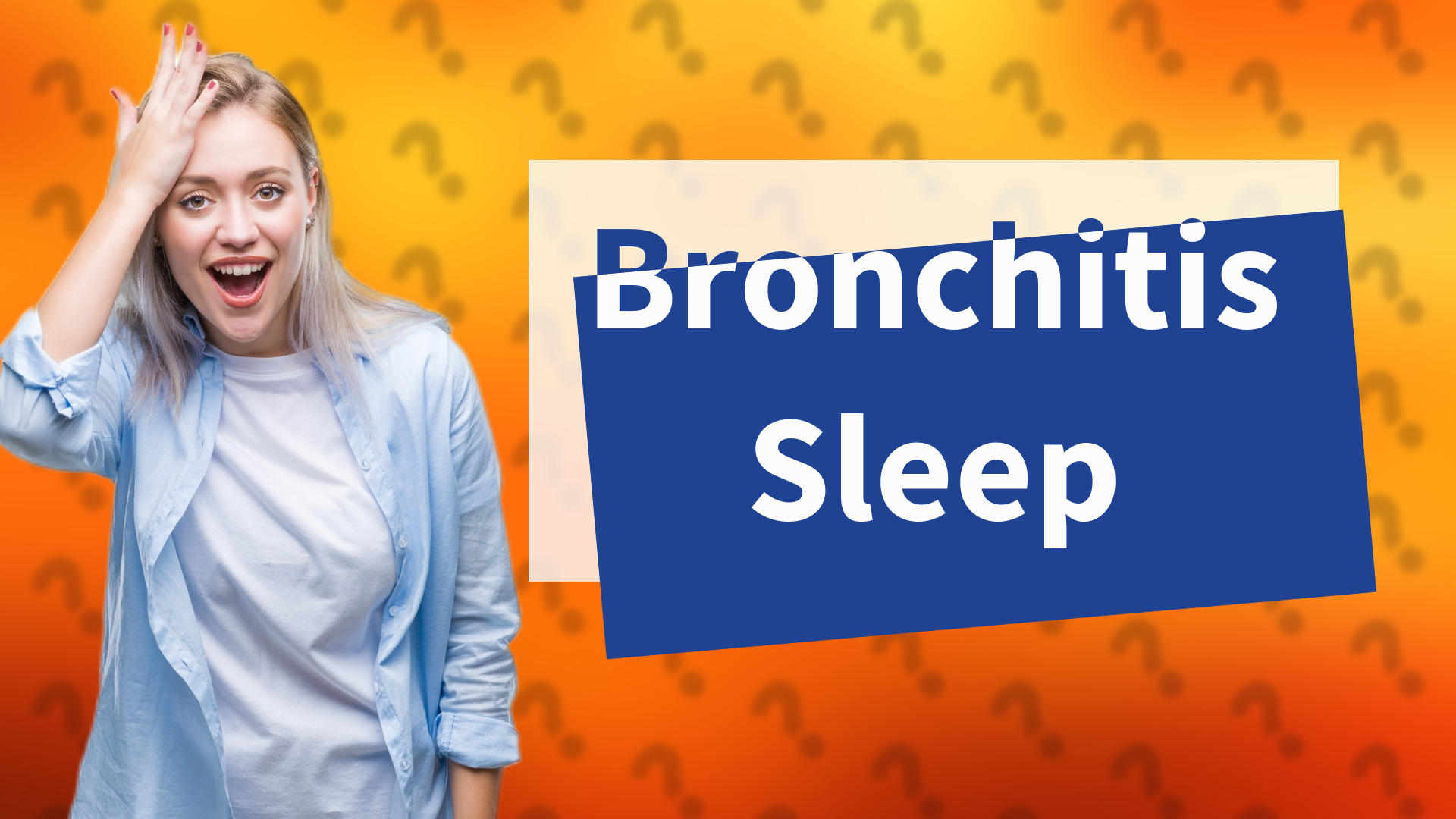 Bronchitis Sleep