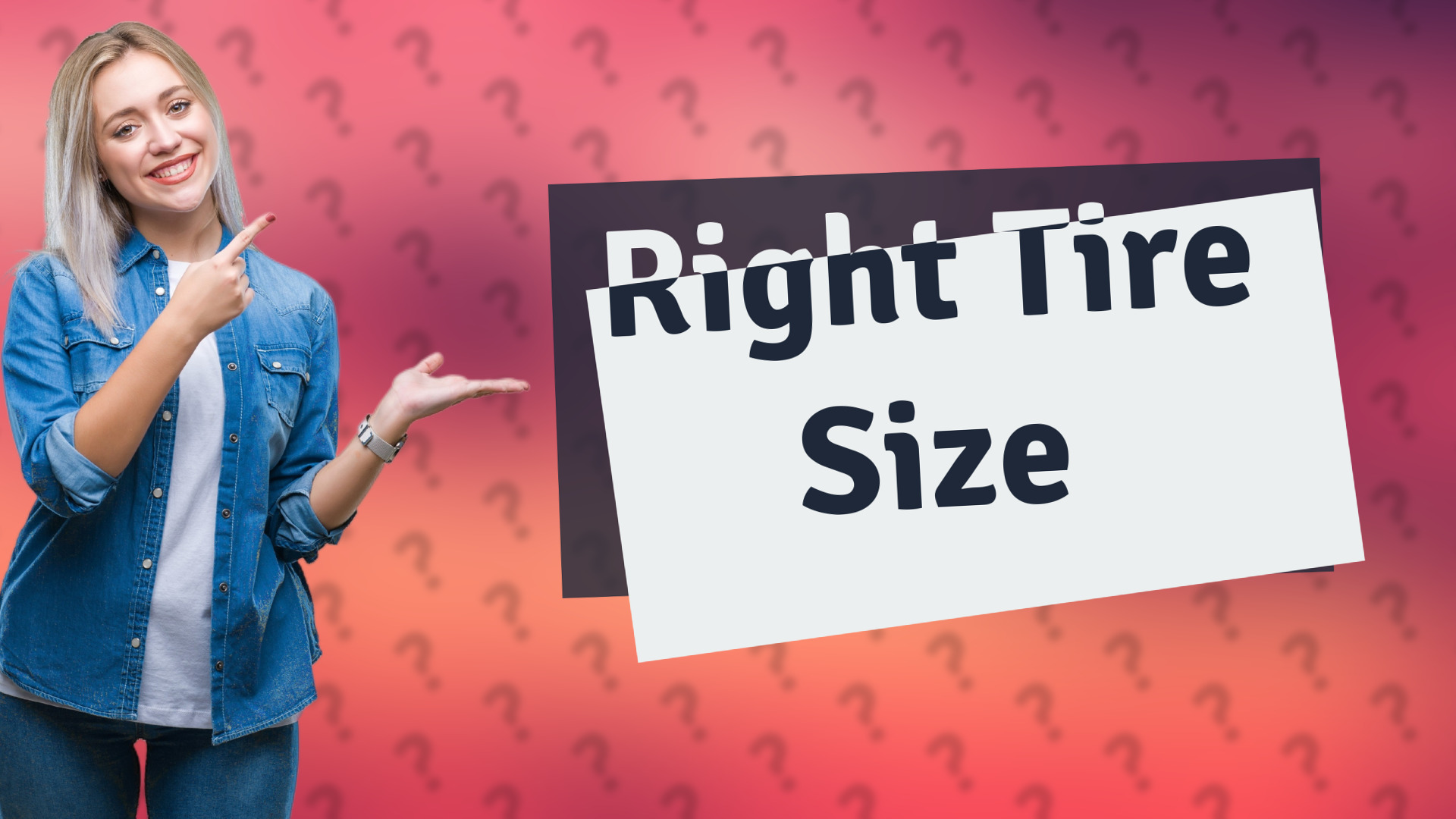 Right Tire Size