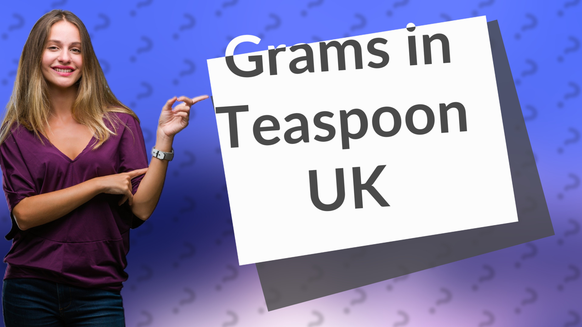 Grams in Teaspoon UK