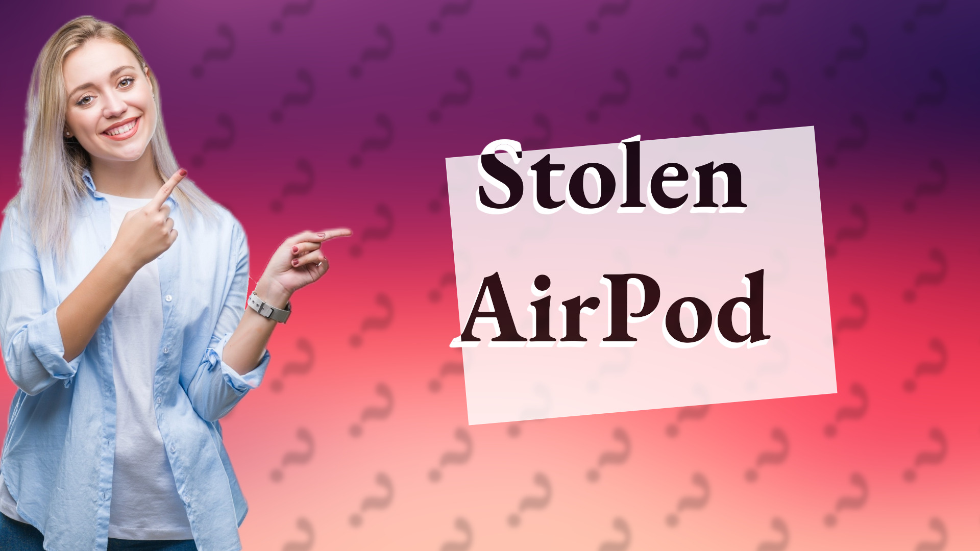 Stolen AirPod