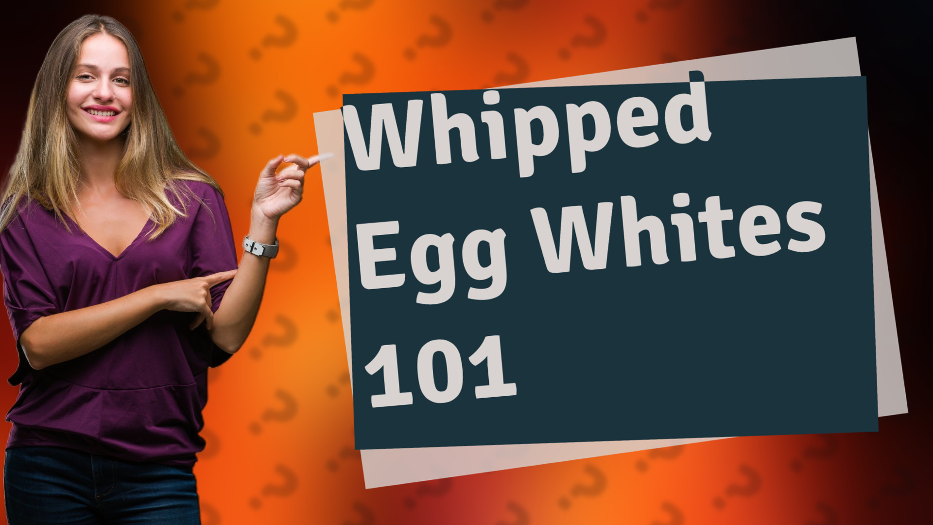 Whipped Egg Whites 101