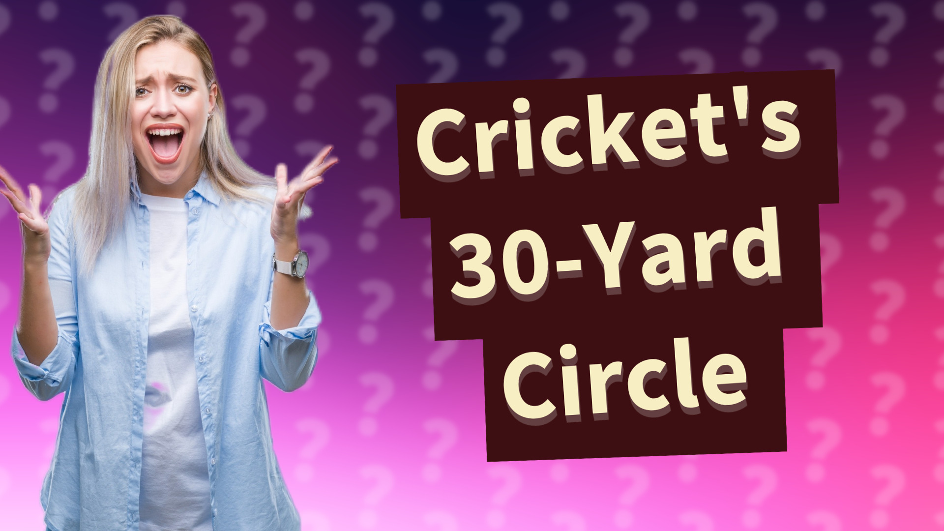 Cricket's 30-Yard Circle