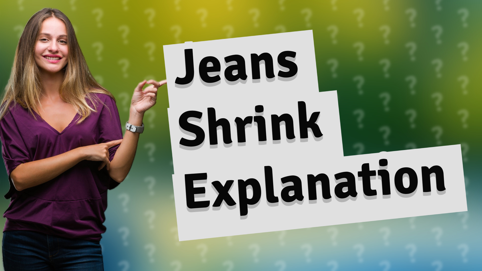 Jeans Shrink Explanation