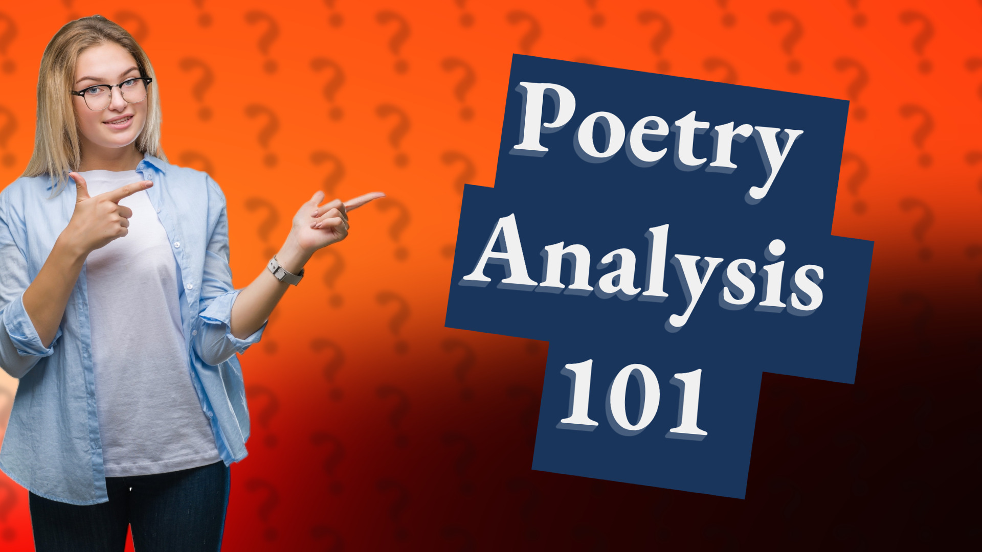 Poetry Analysis 101