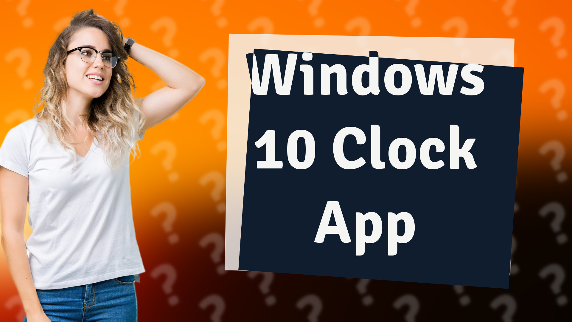 Windows 10 Clock App