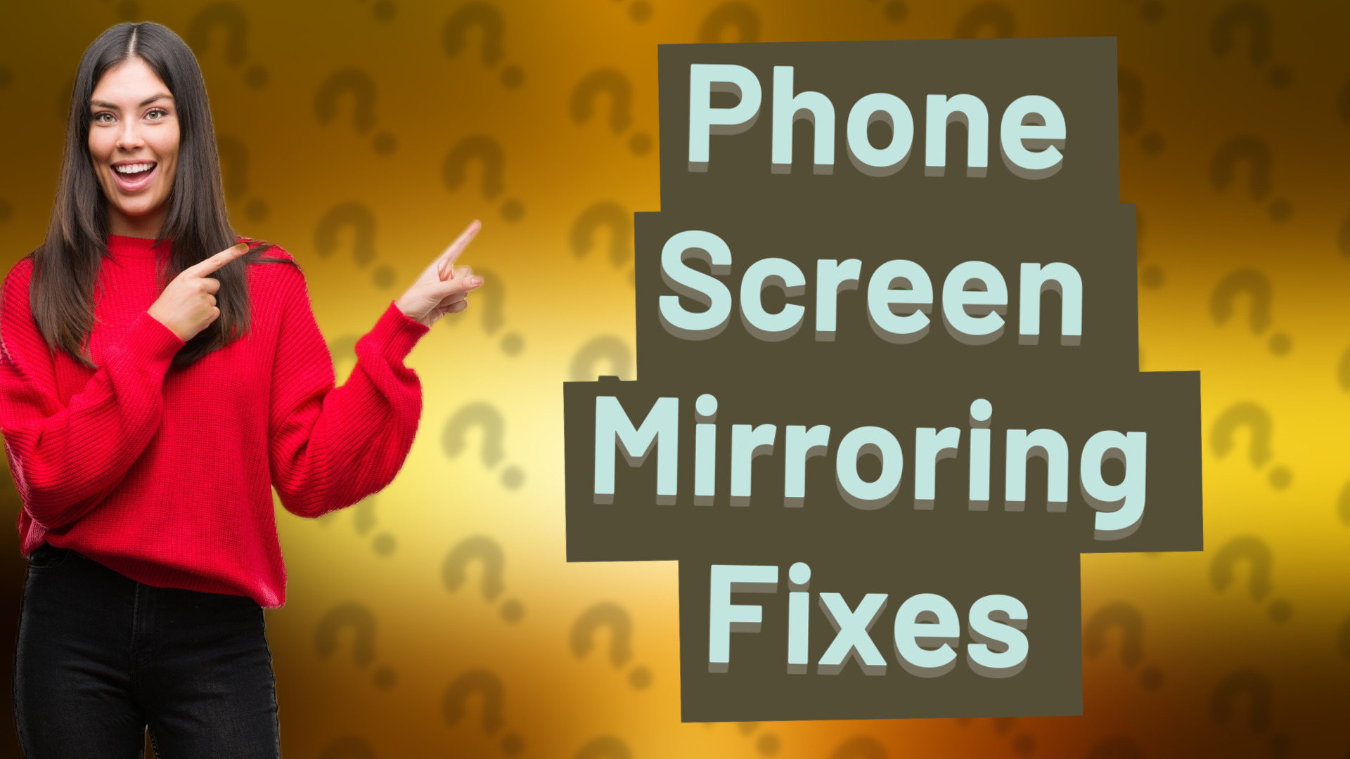 Phone Screen Mirroring Fixes
