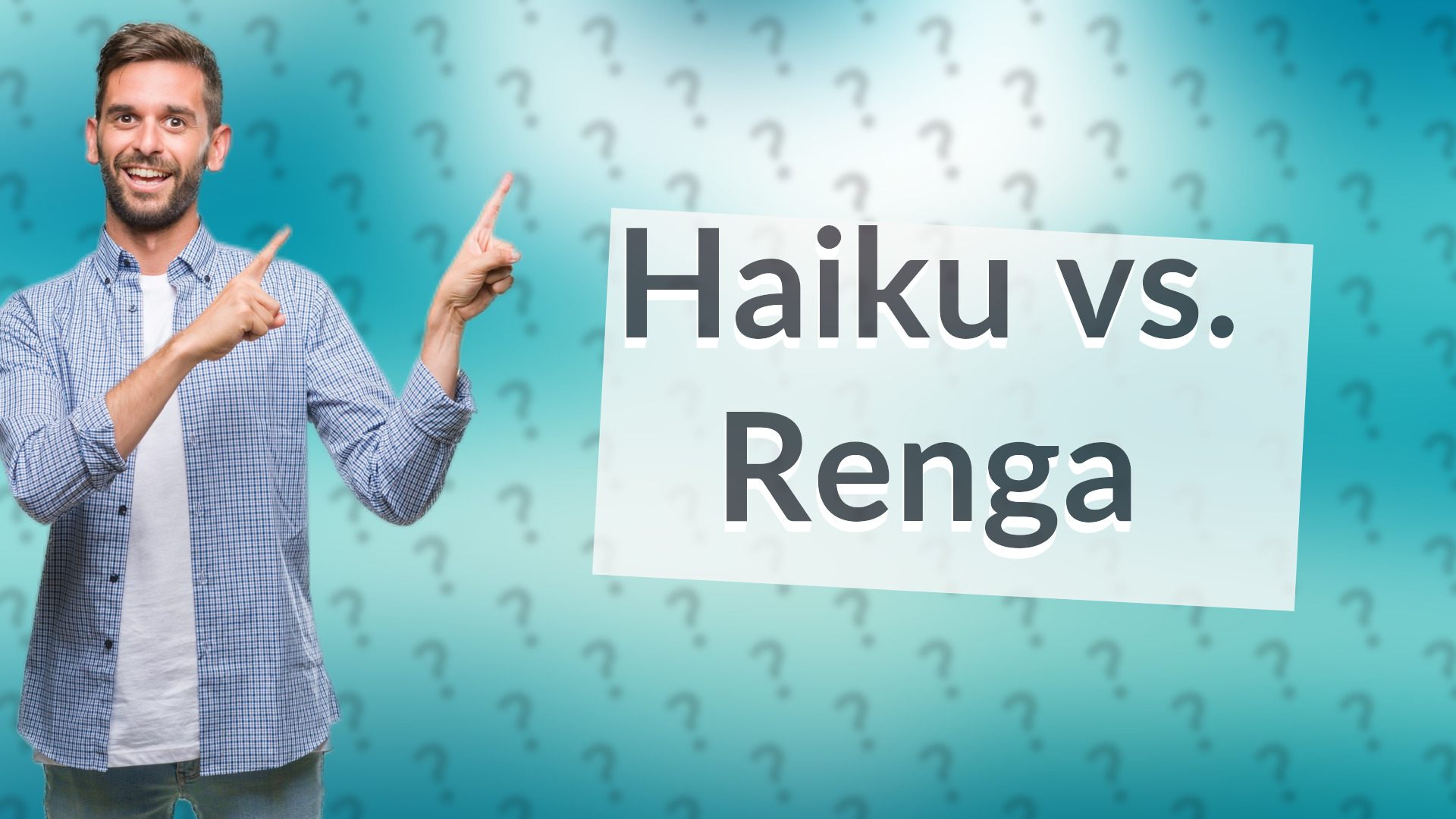 Haiku vs. Renga