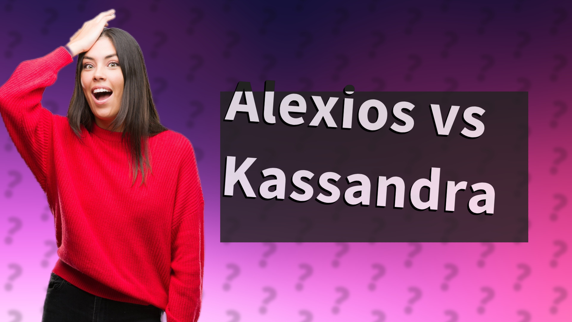 Alexios vs Kassandra