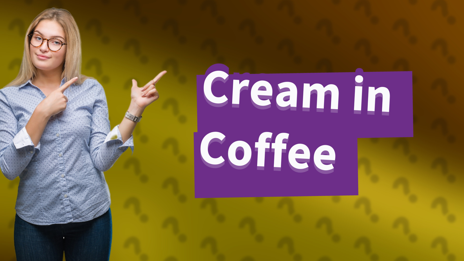 Cream in Coffee