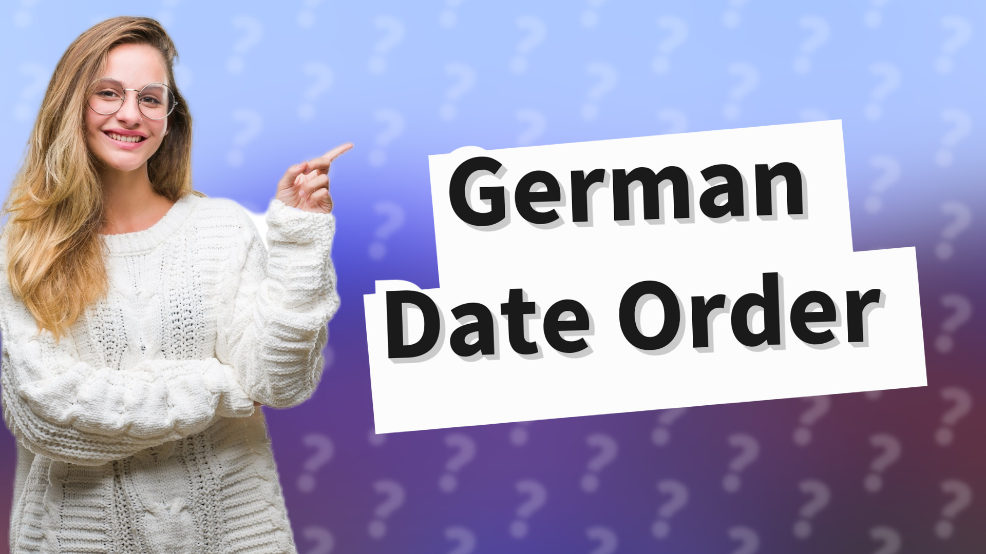 German Date Order