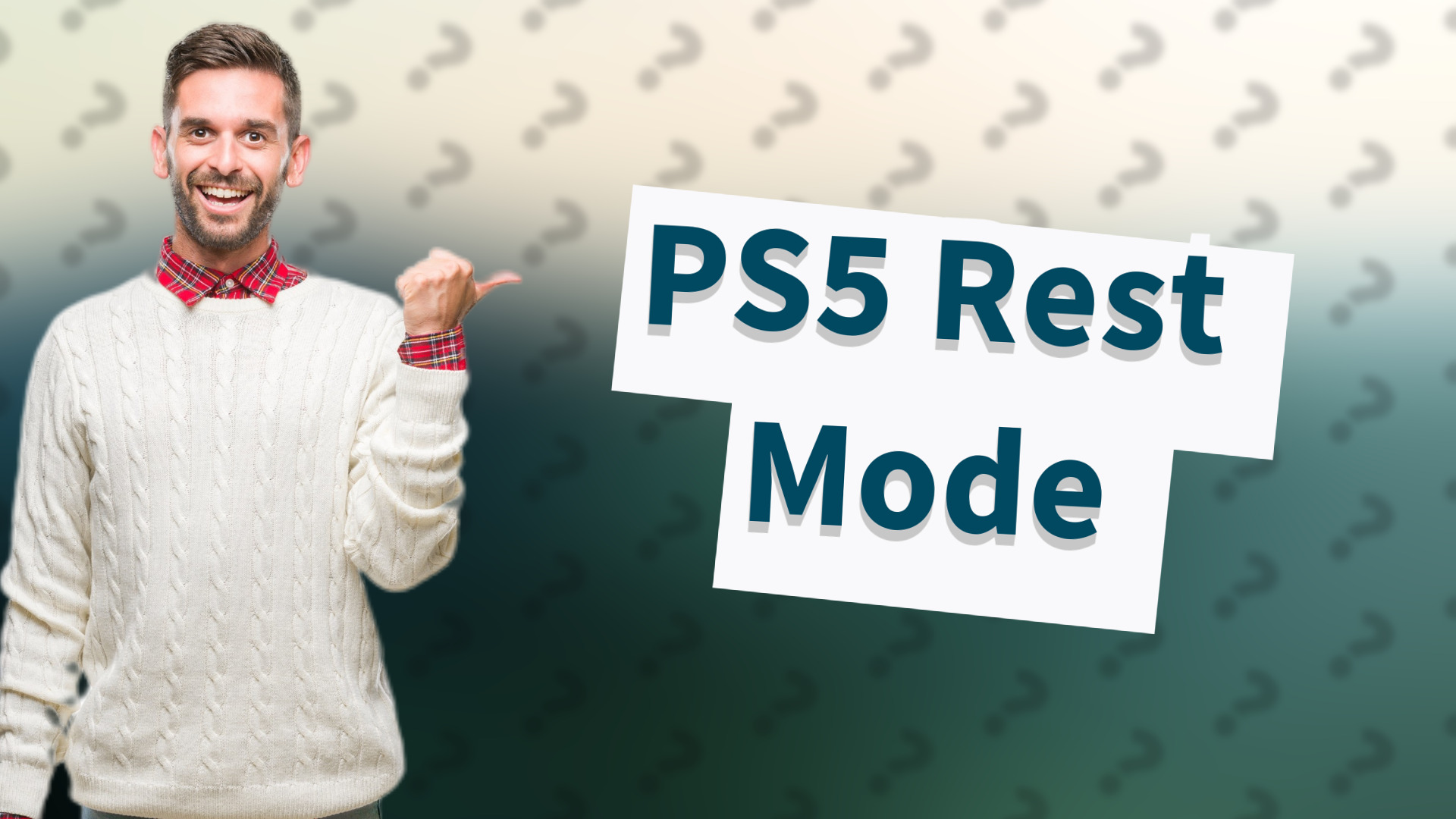 PS5 Rest Mode