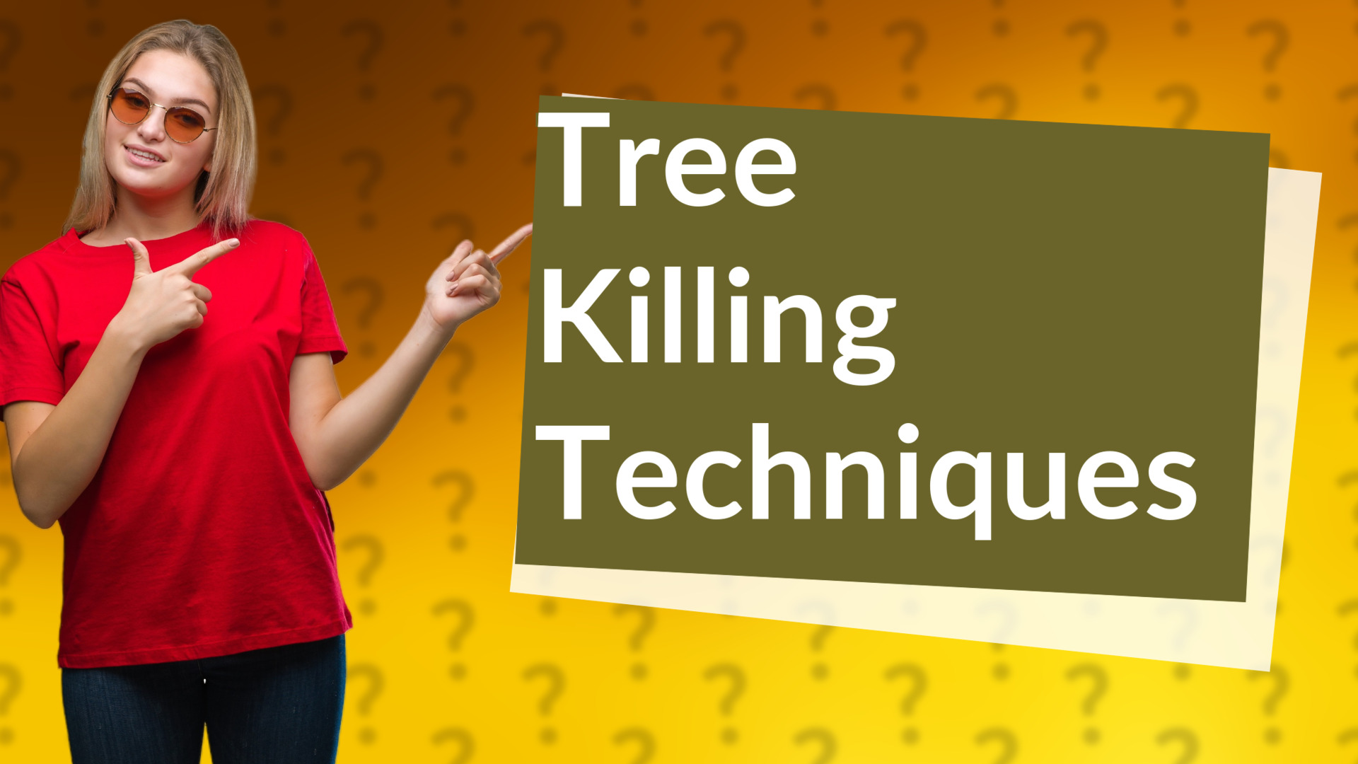 Tree Killing Techniques