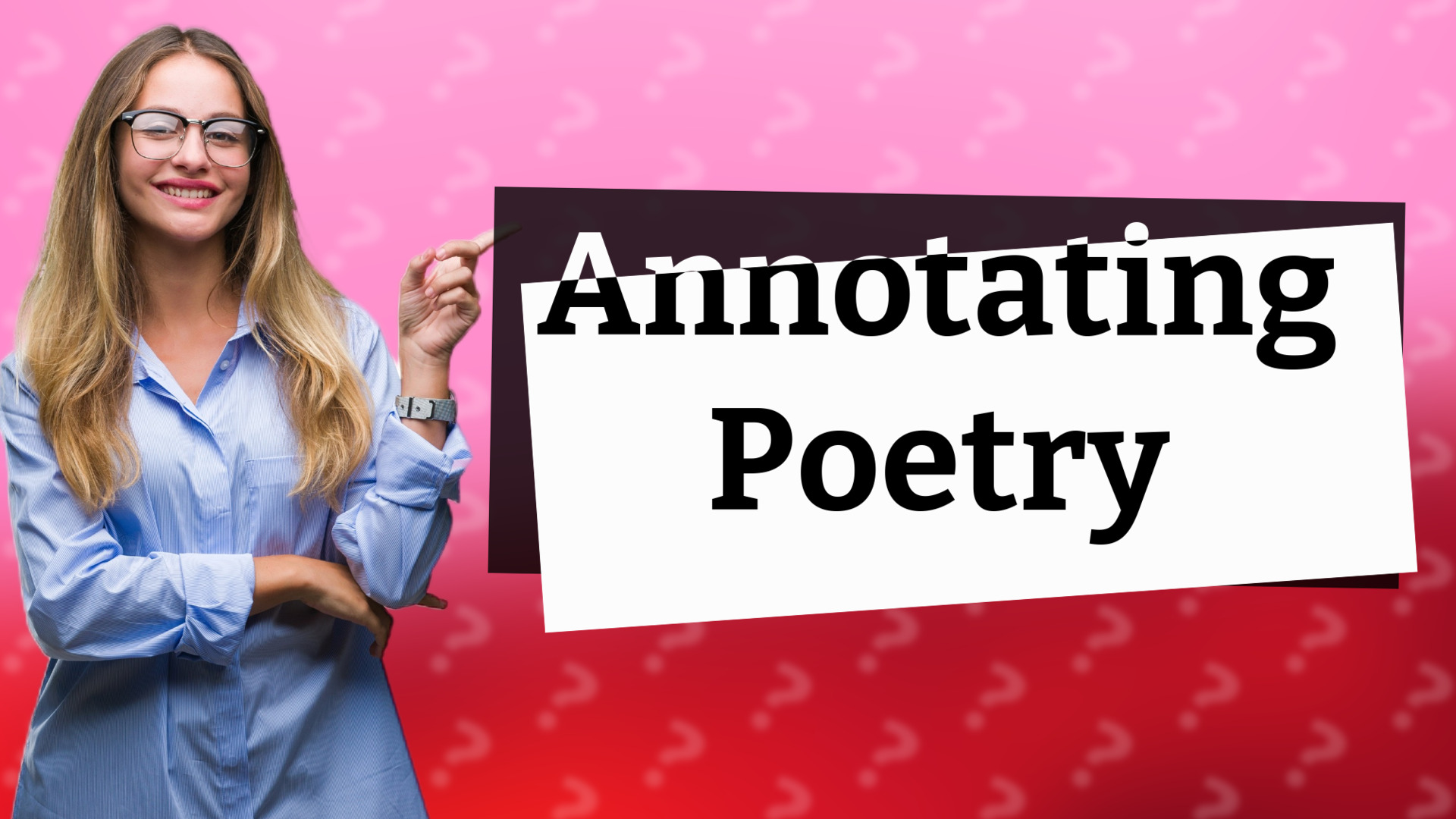 Annotating Poetry