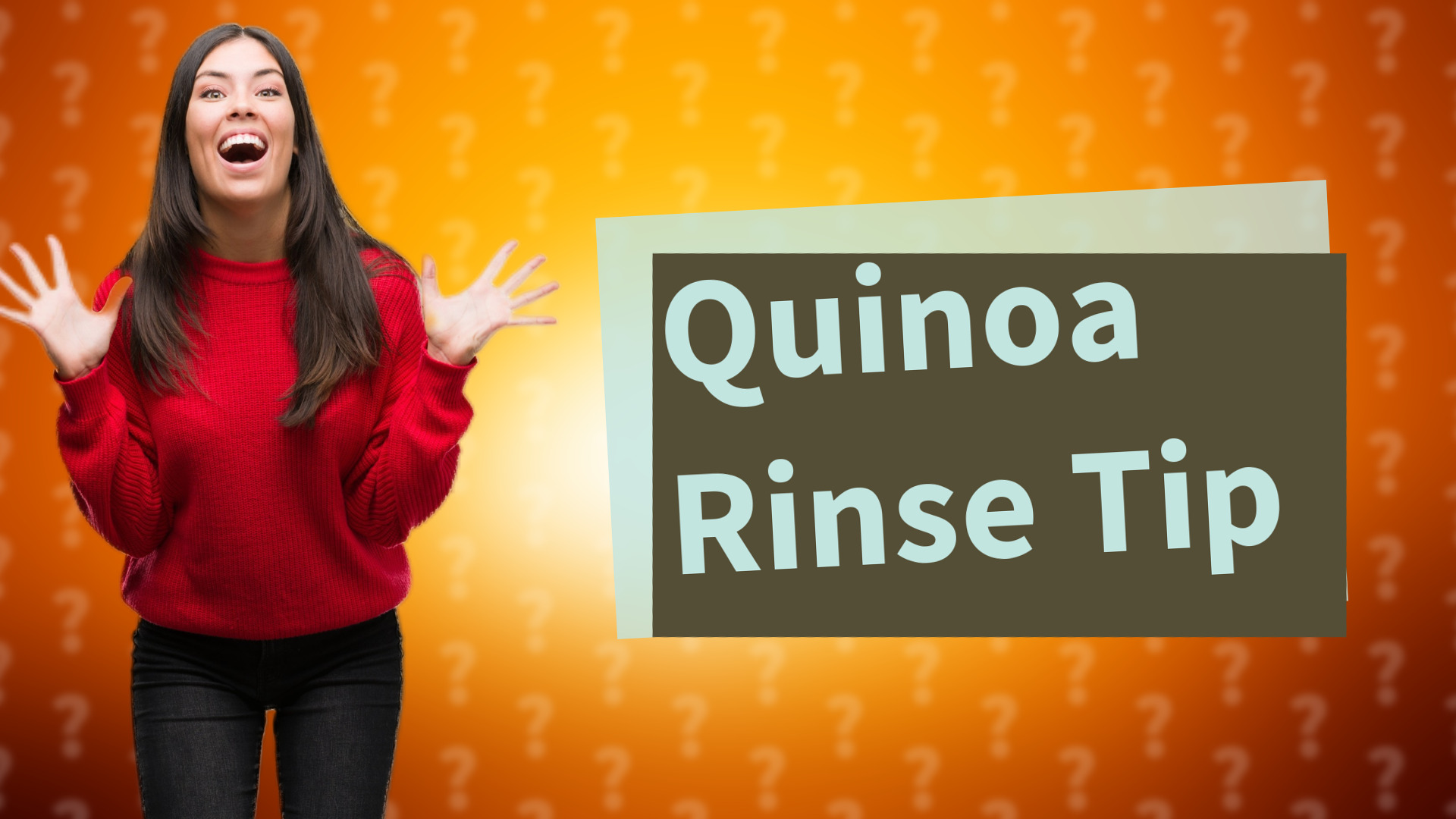 Quinoa Rinse Tip