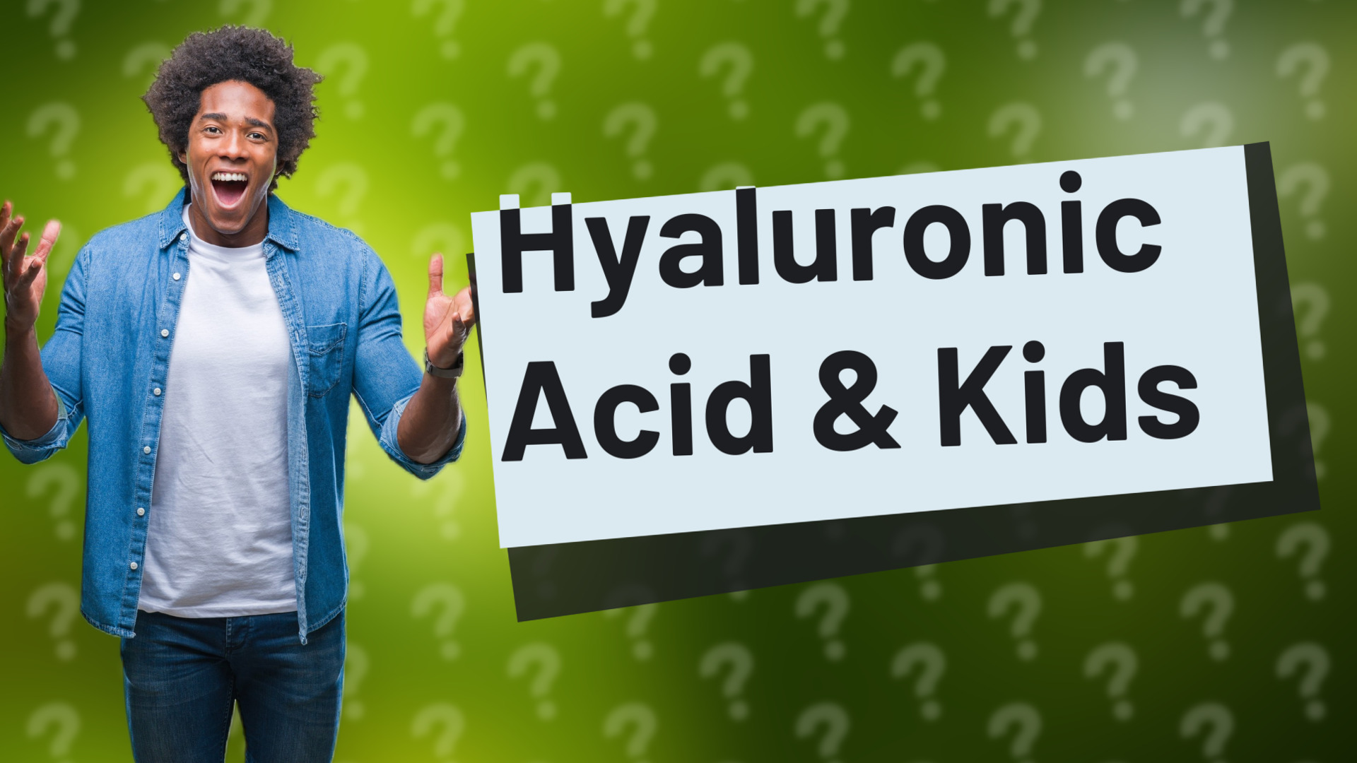 Hyaluronic Acid & Kids