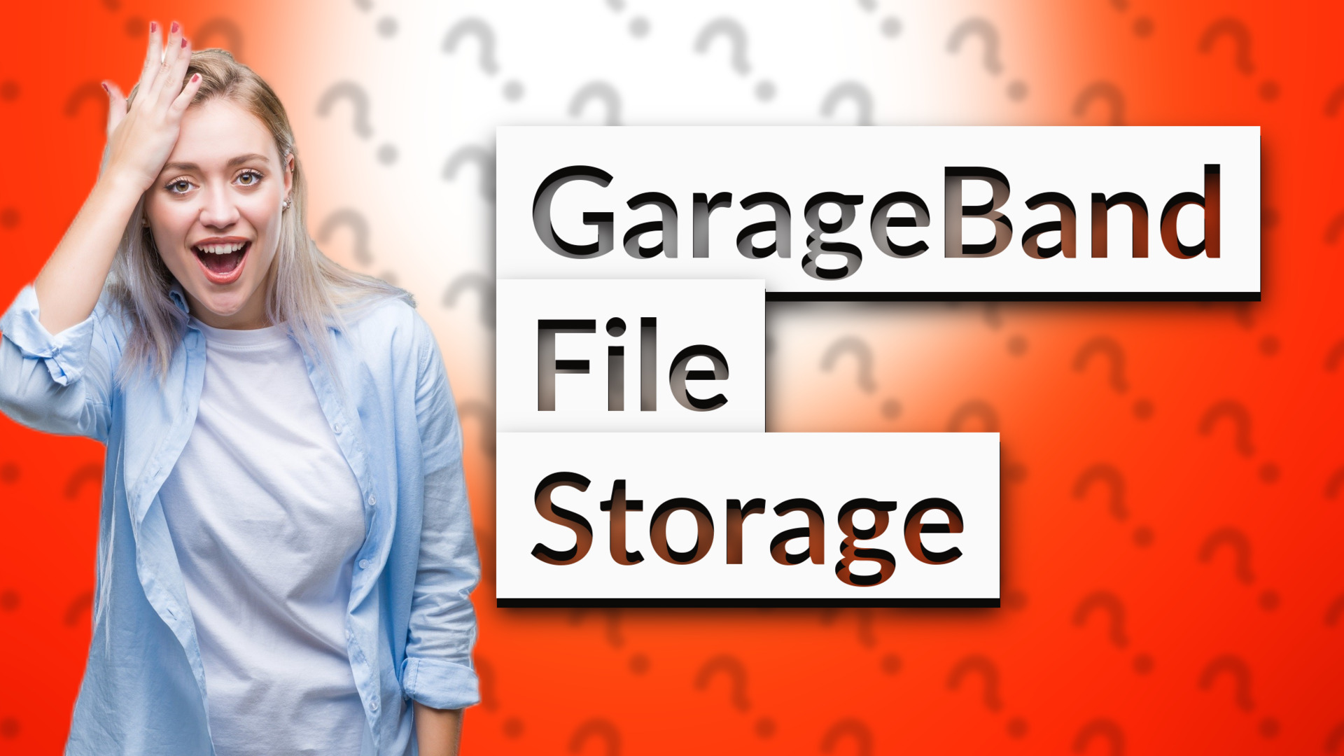 GarageBand File Storage