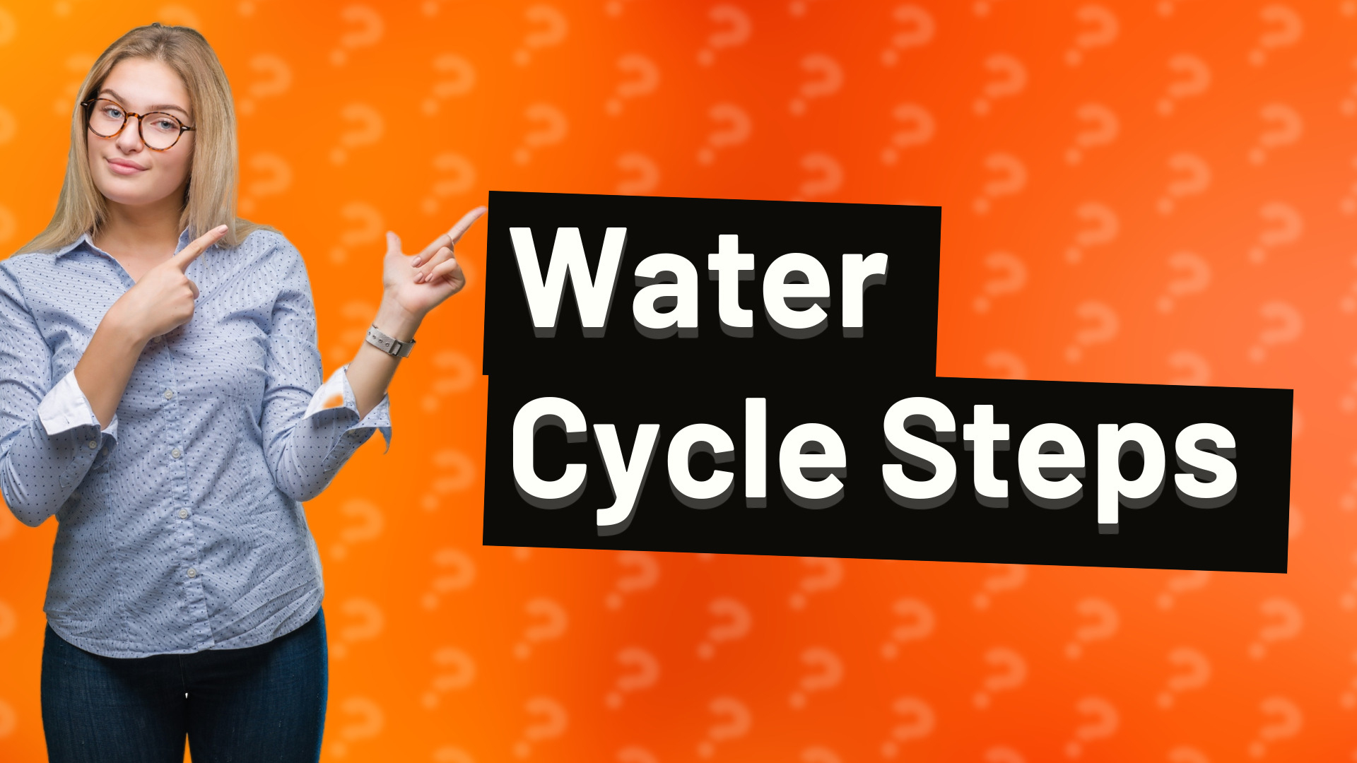 Water Cycle Steps