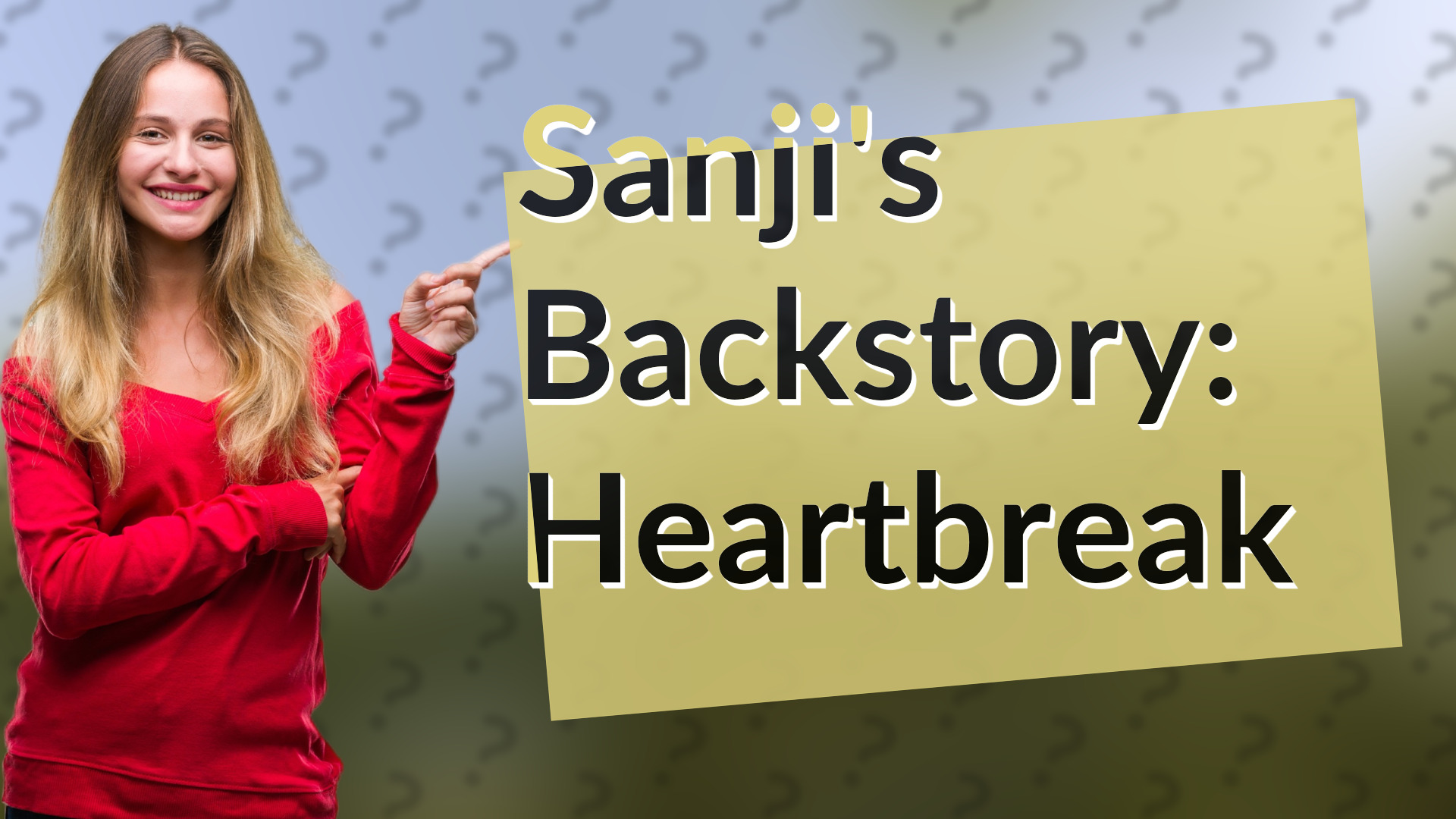 Sanji's Backstory: Heartbreak