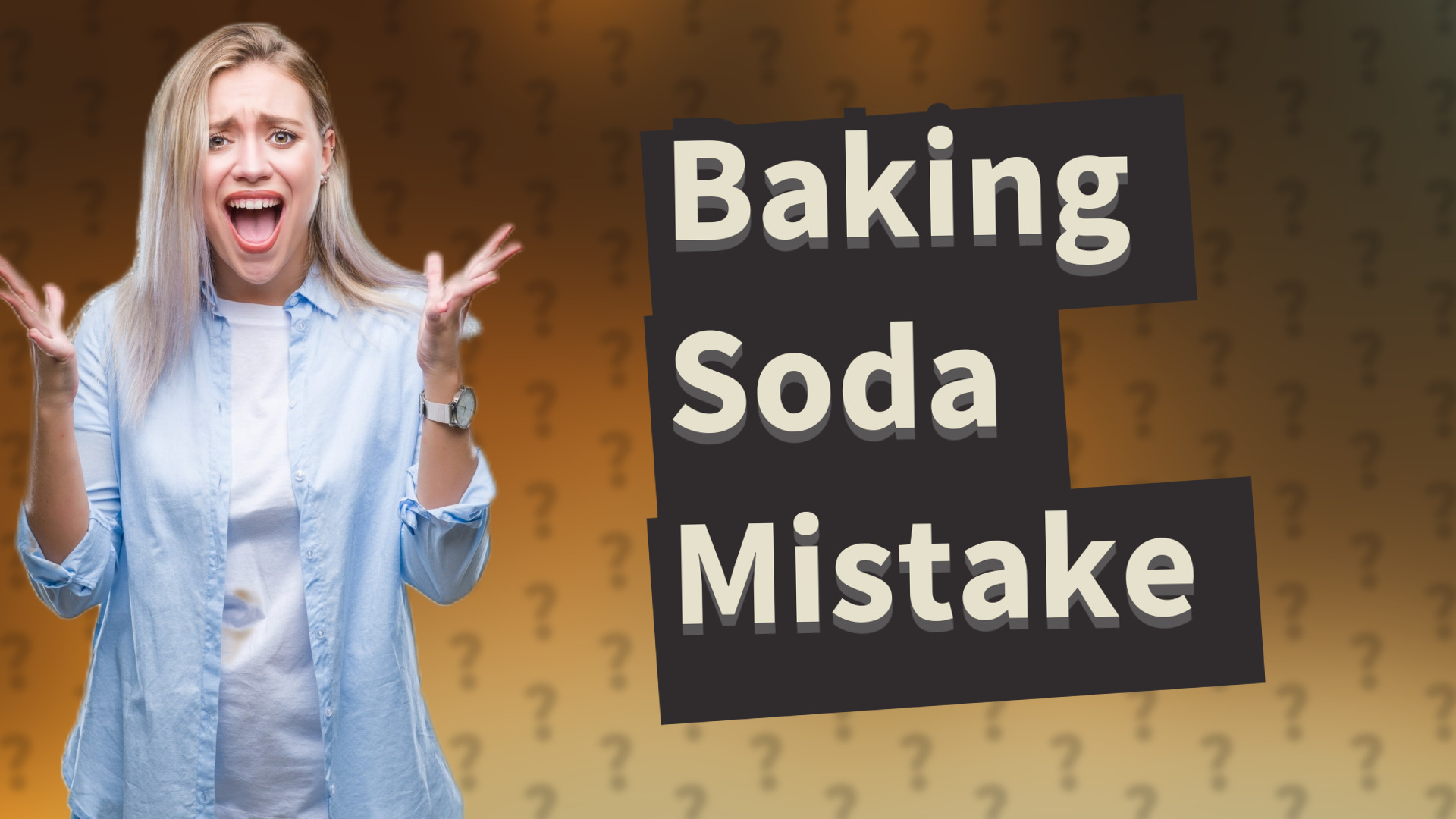 Baking Soda Mistake