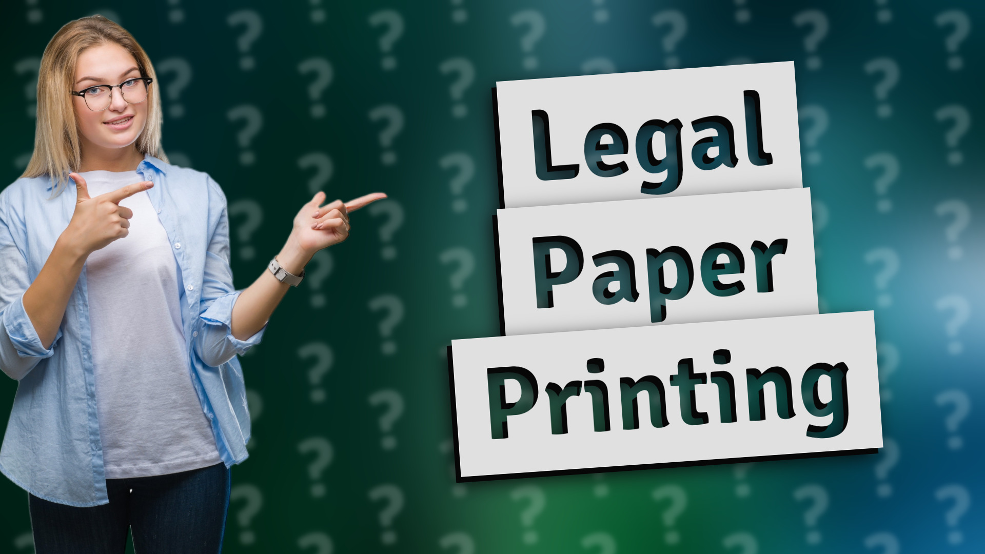 Legal Paper Printing