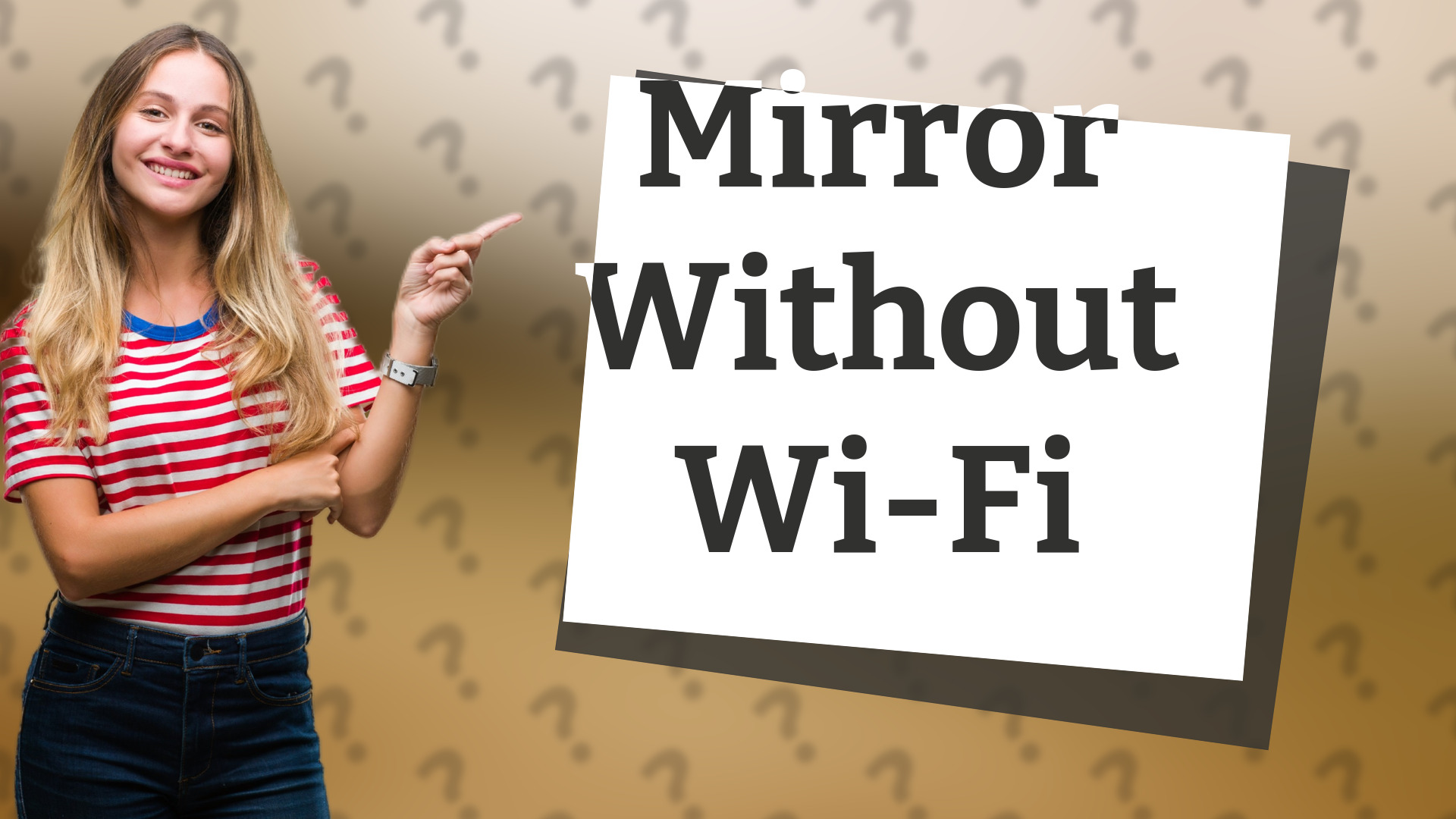 Mirror Without Wi-Fi
