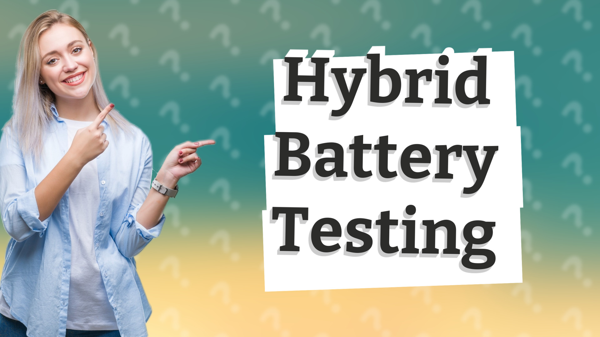 Hybrid Battery Testing