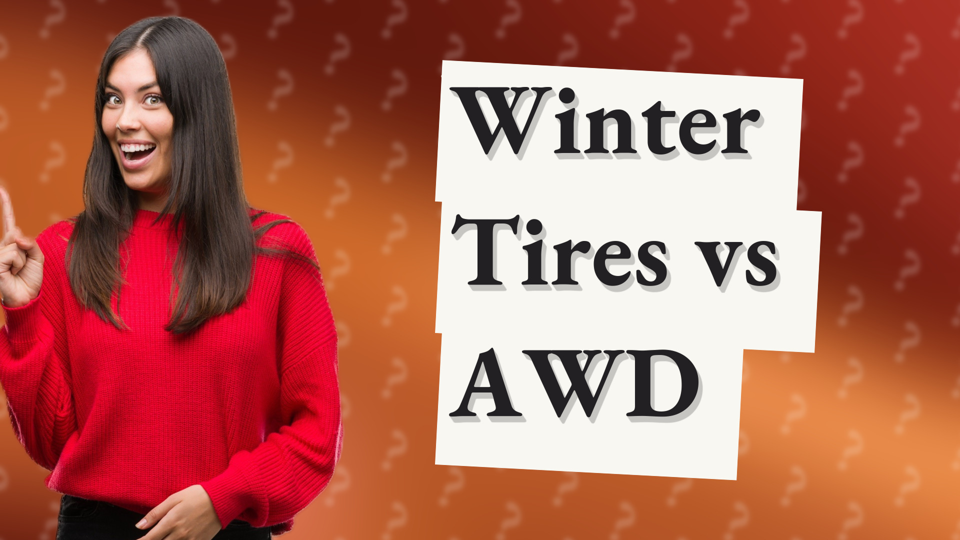 Winter Tires vs AWD