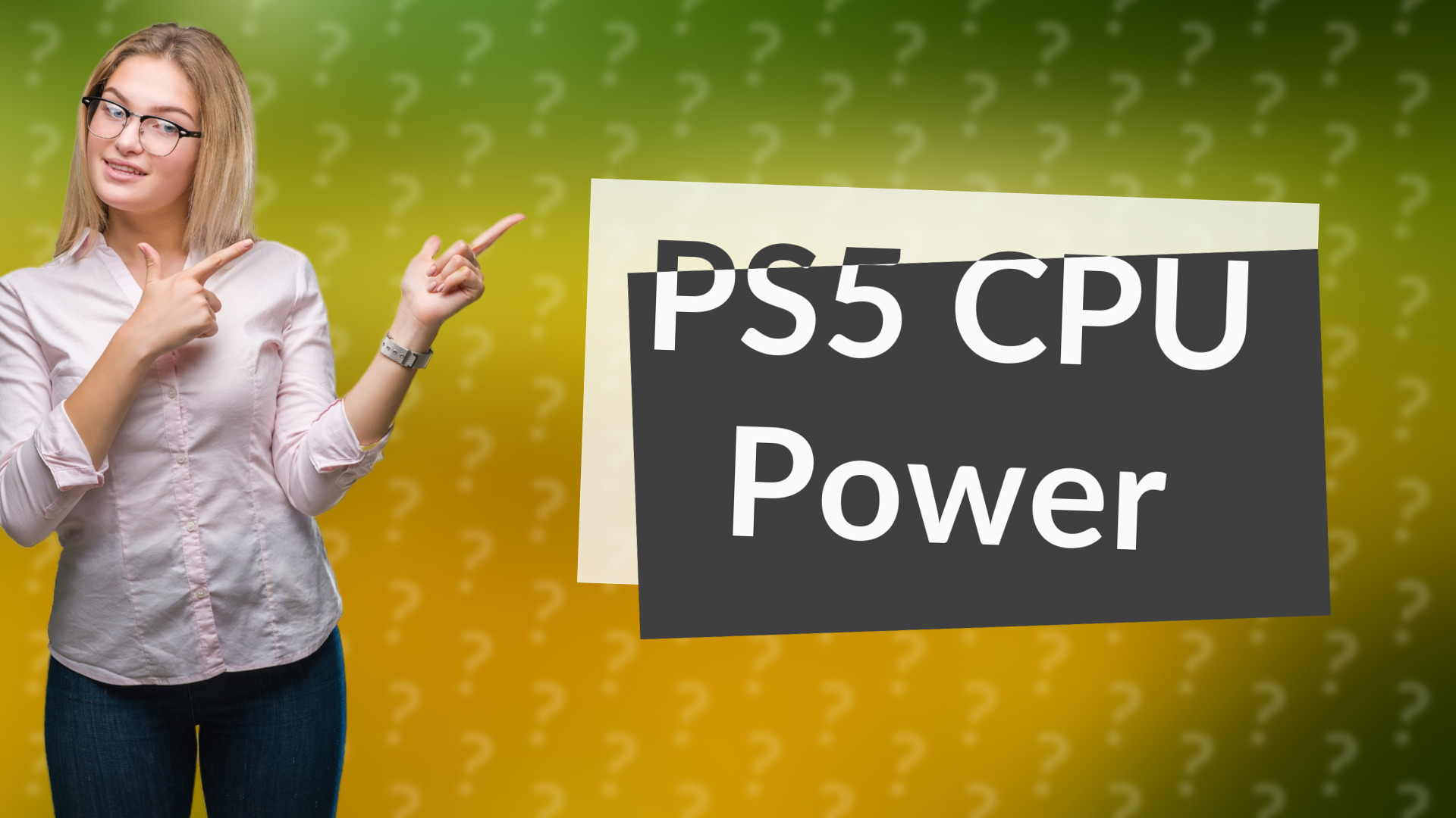 PS5 CPU Power