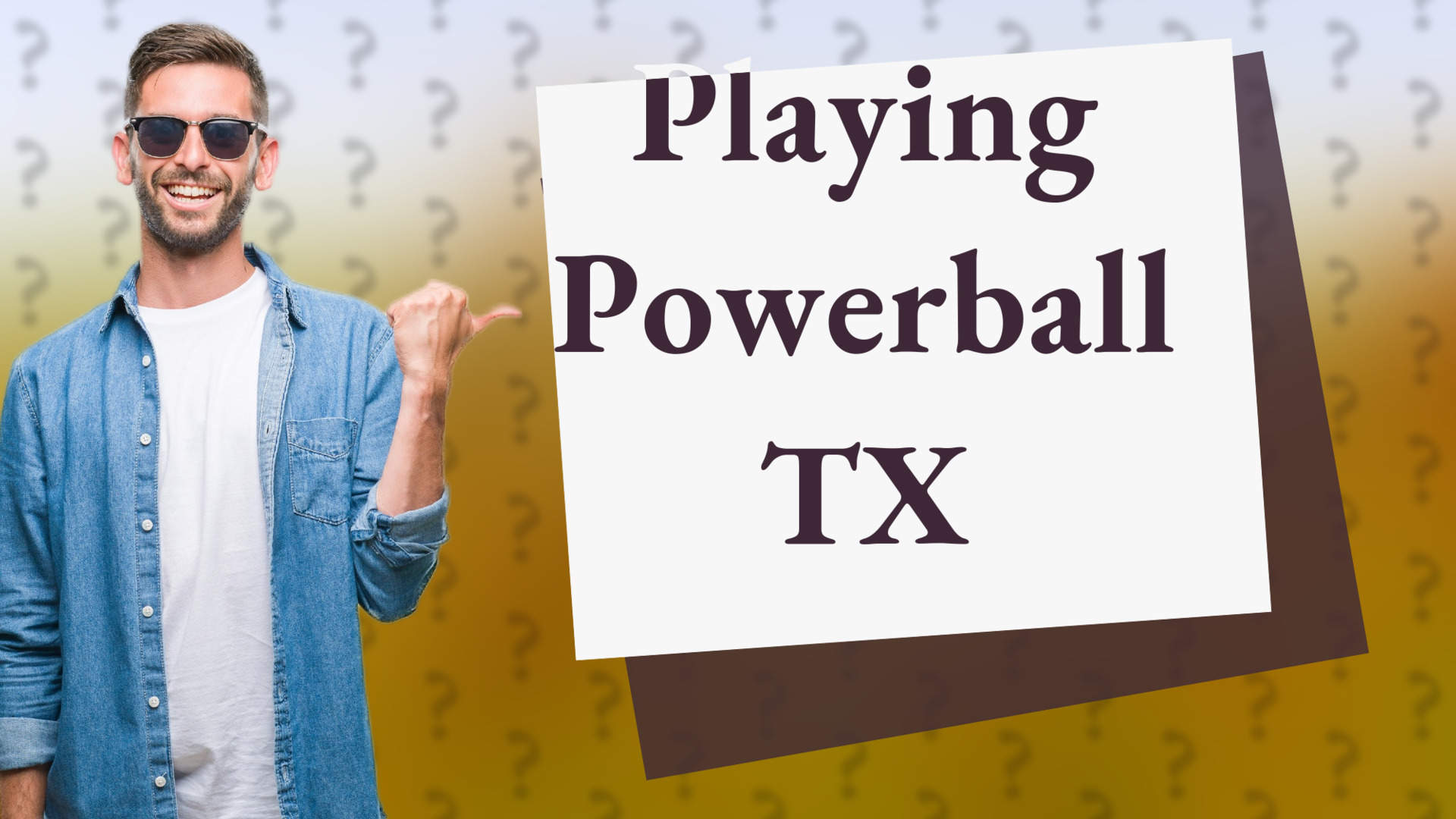 Playing Powerball TX