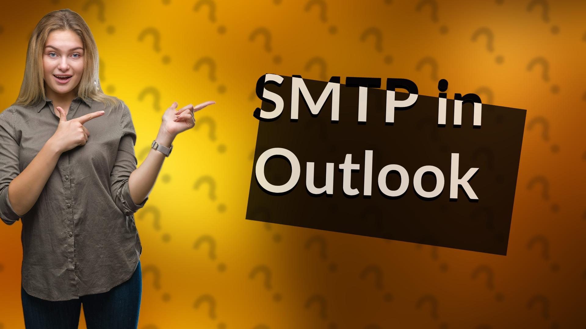 SMTP in Outlook