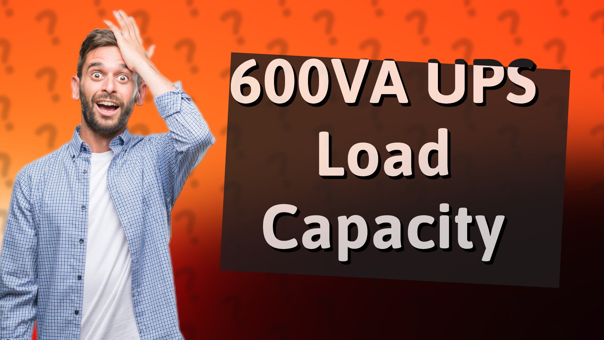 600VA UPS Load Capacity