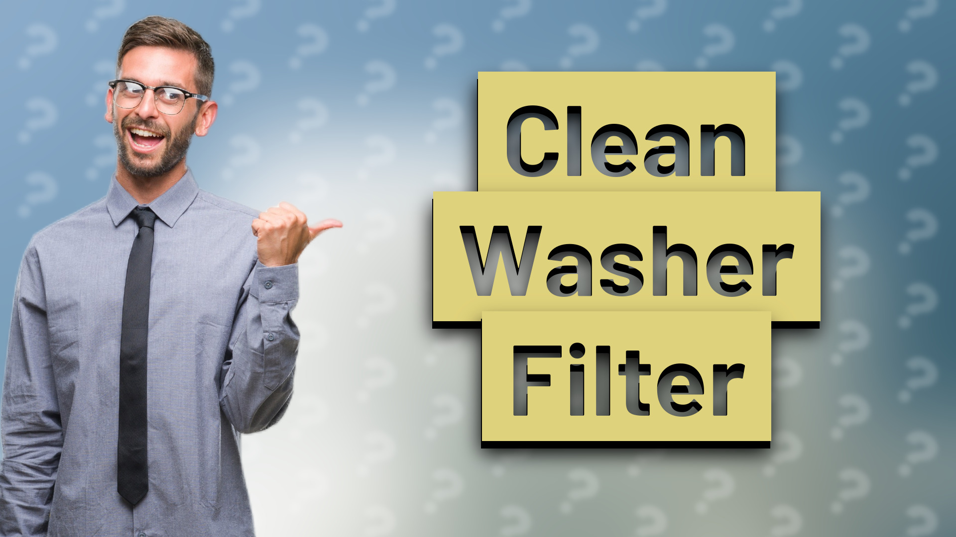 Clean Washer Filter