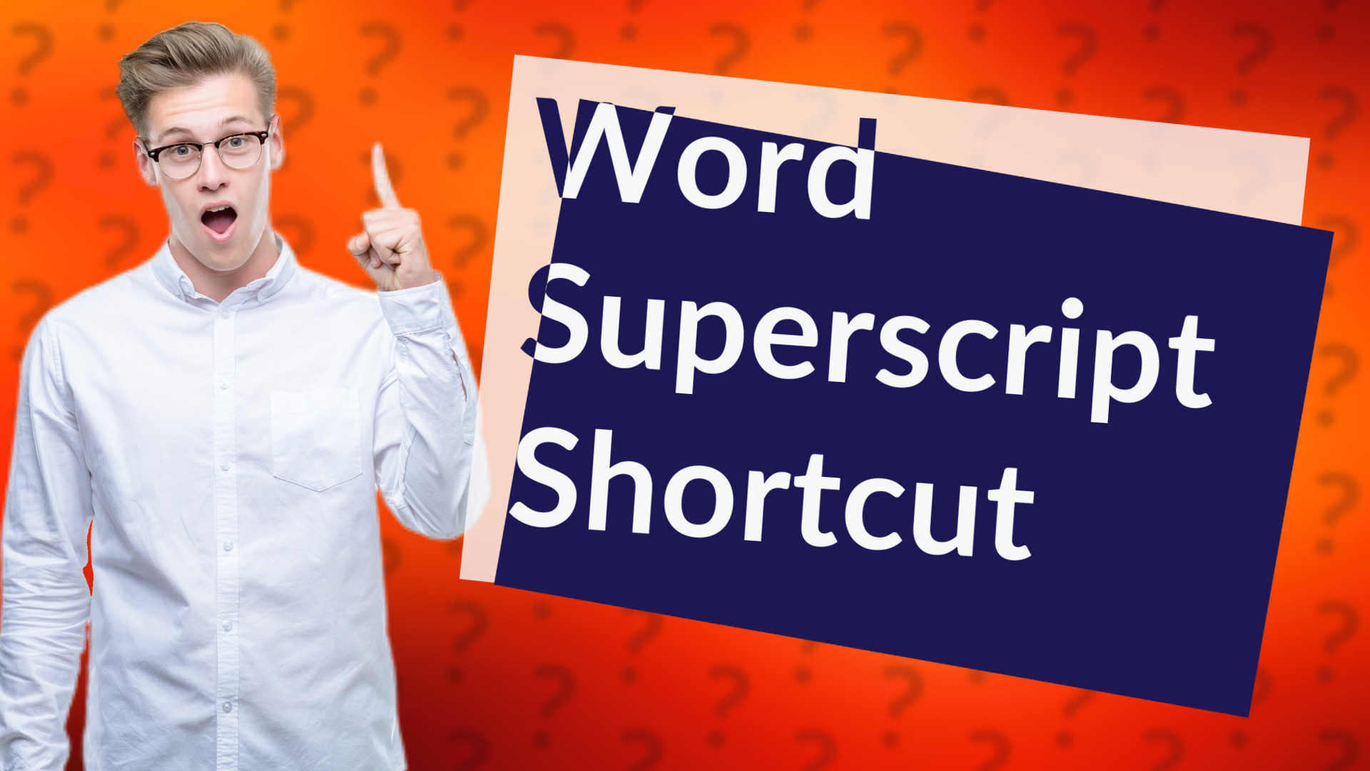 Word Superscript Shortcut
