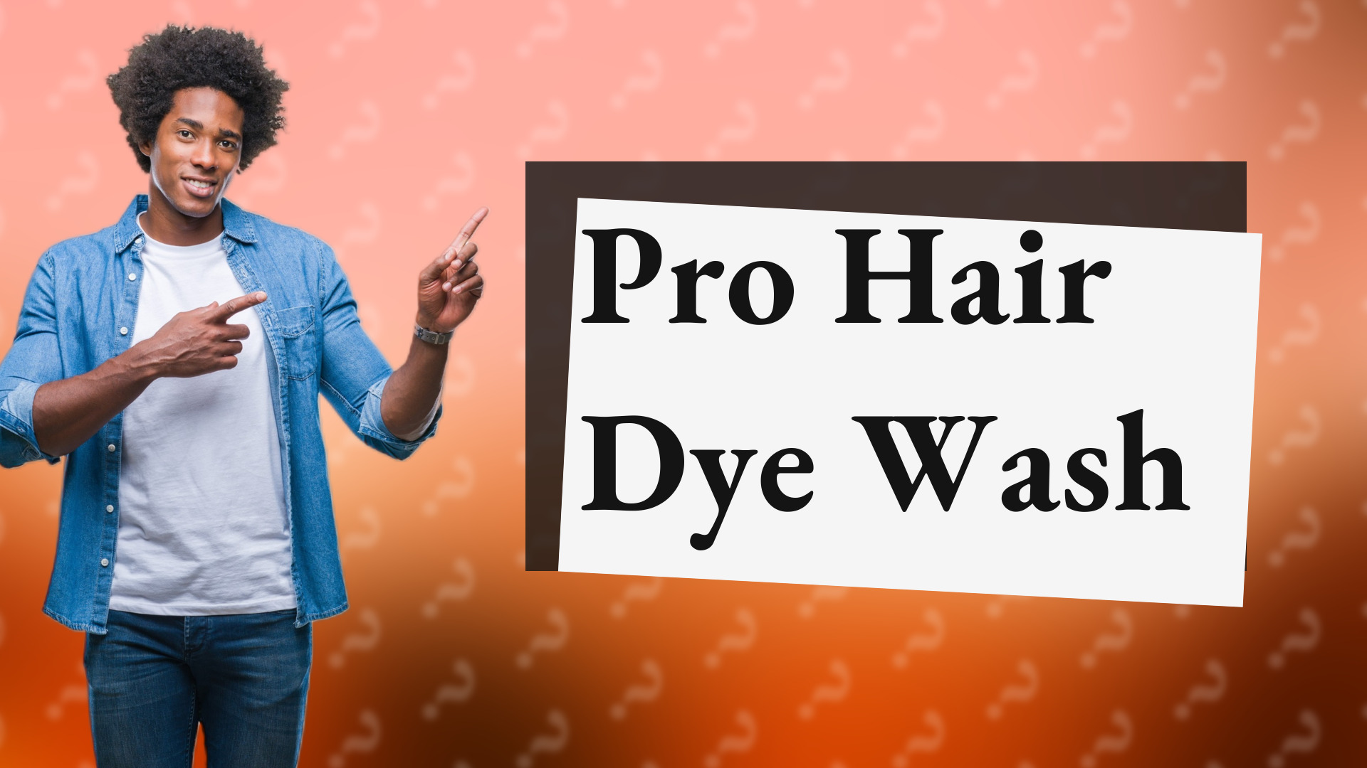 Pro Hair Dye Wash