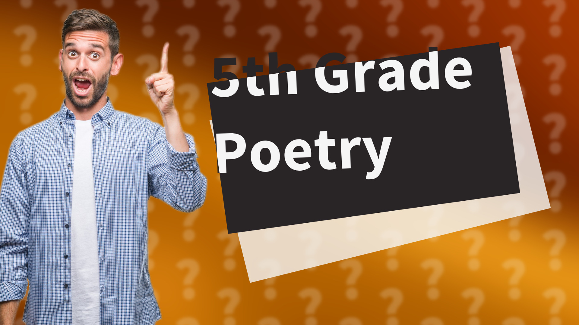 5th Grade Poetry